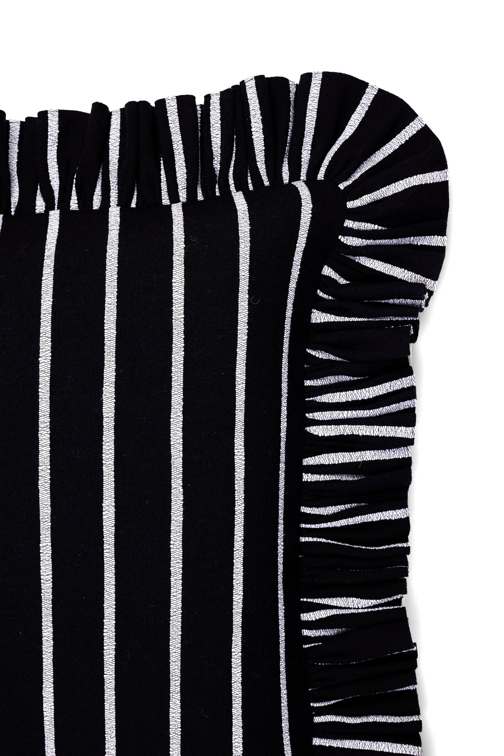 Ruffled Cushion | Boucle