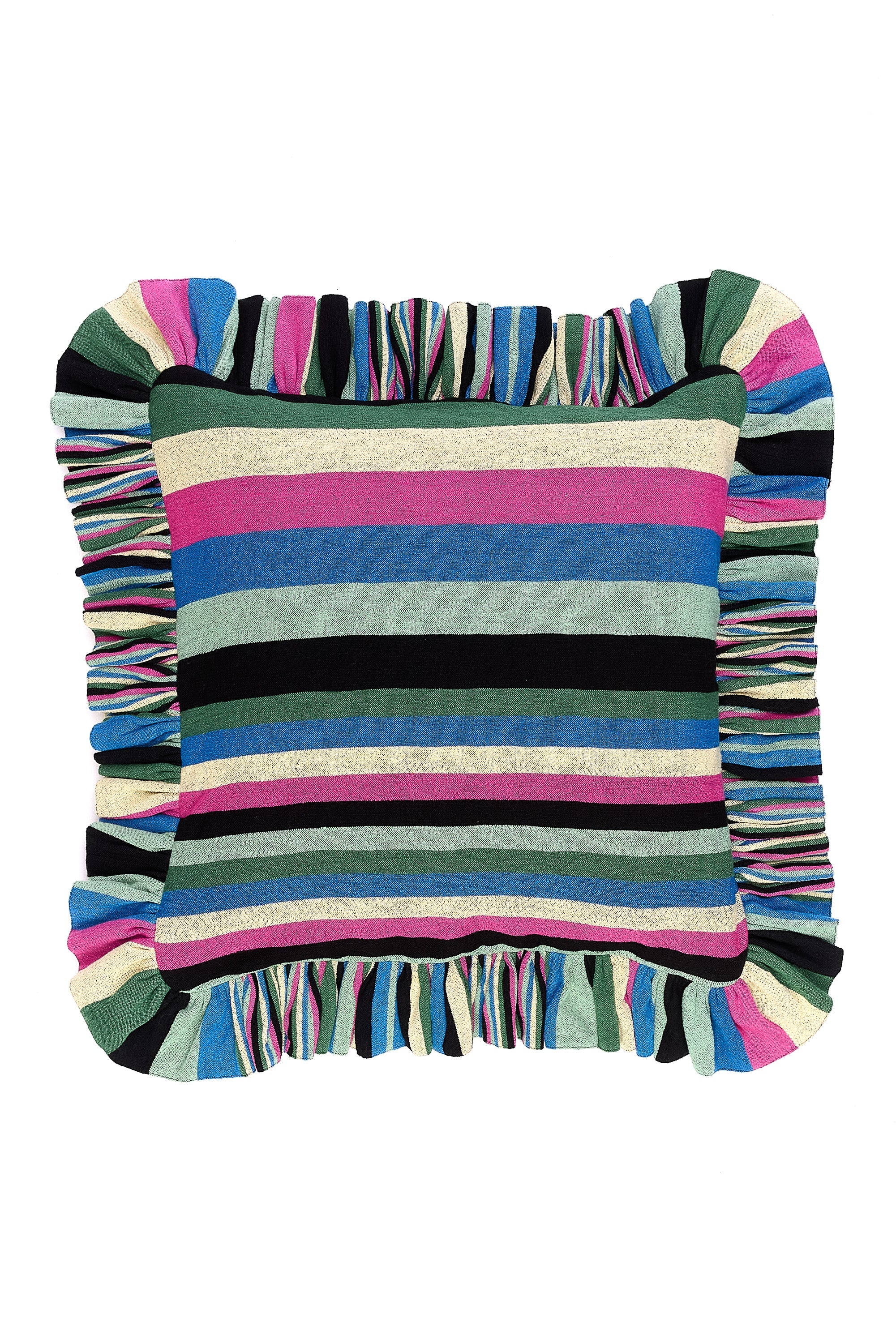 Ruffled Cushion | Boucle