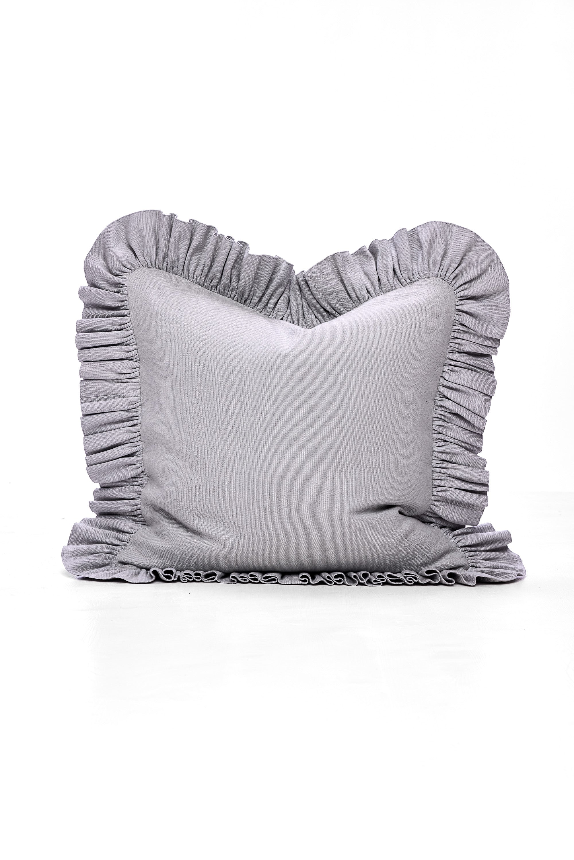 Ruffled Cushion | Flatweave