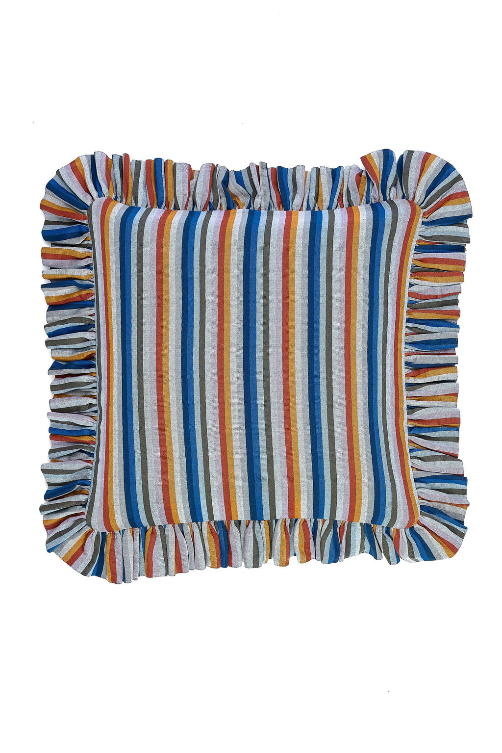 Ruffled Cushion | Flatweave