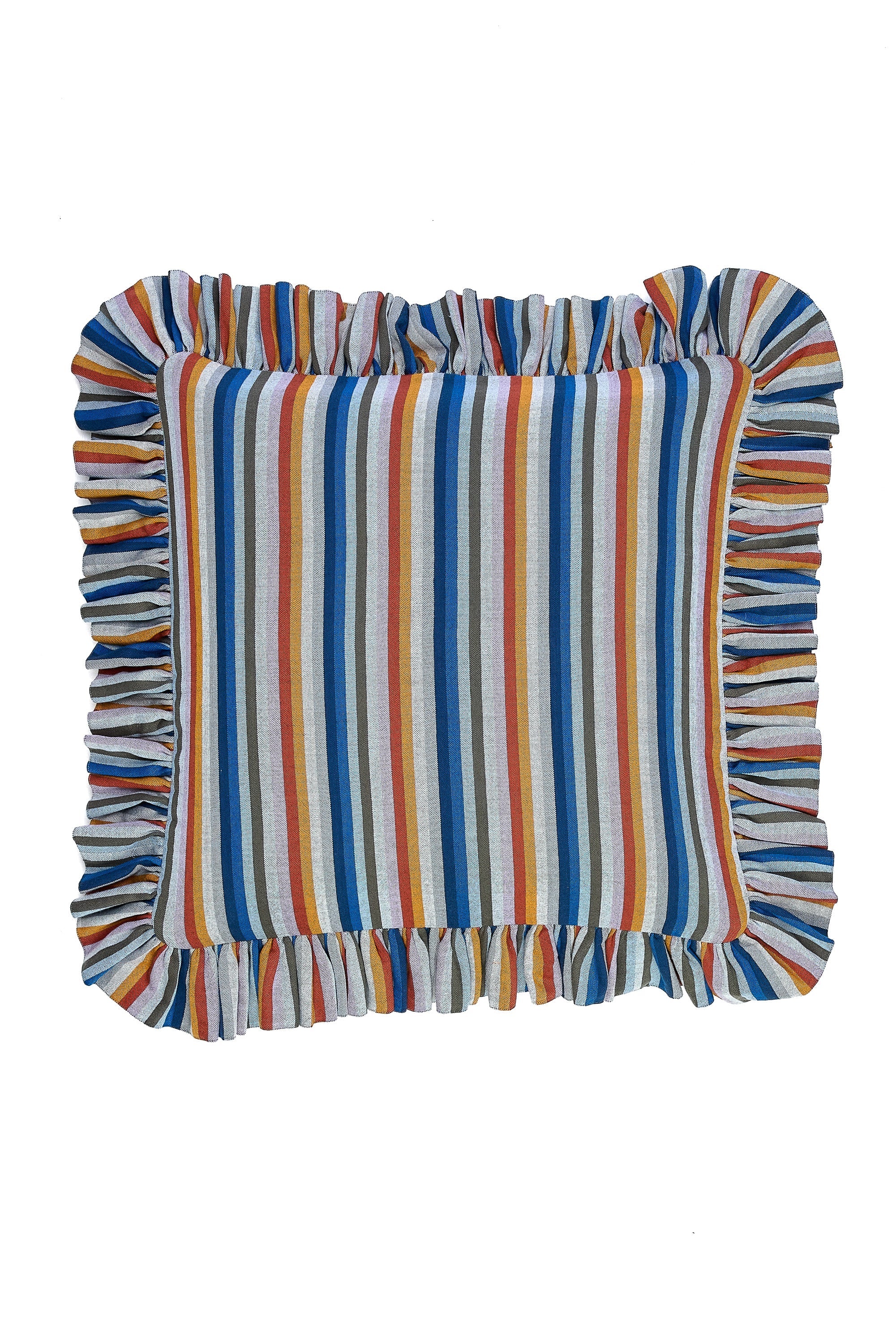 Ruffled Cushion | Flatweave