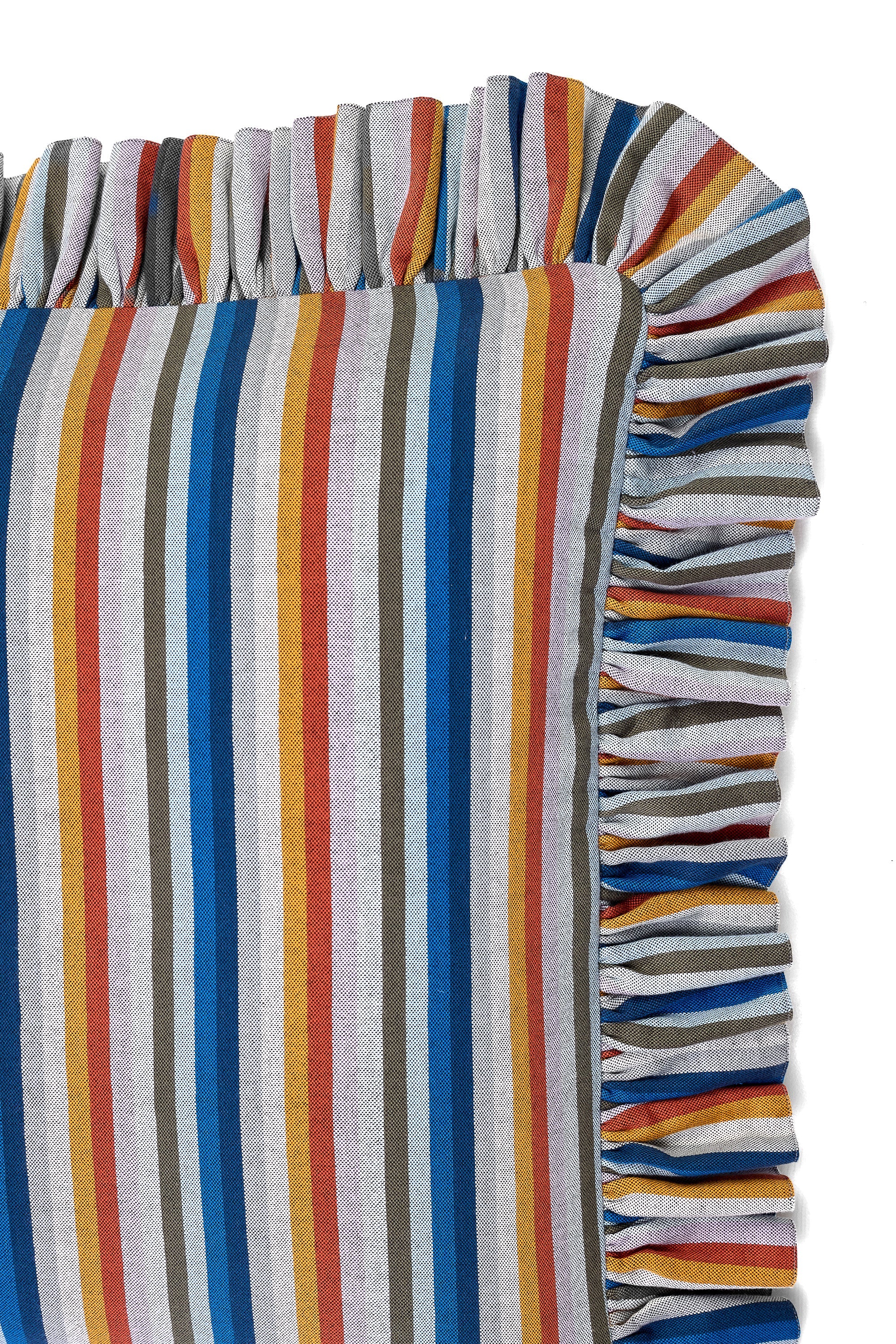 Ruffled Cushion | Flatweave