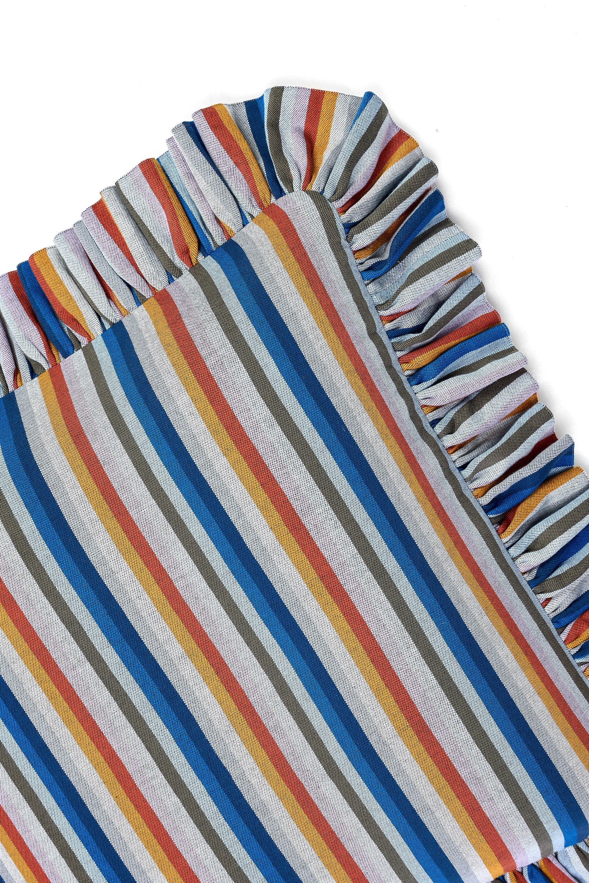 Ruffled Cushion | Flatweave