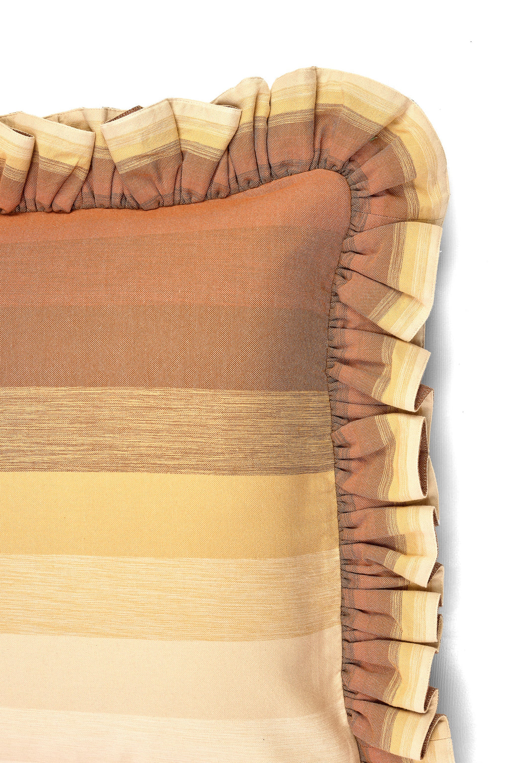 Ruffled Cushion | Flatweave