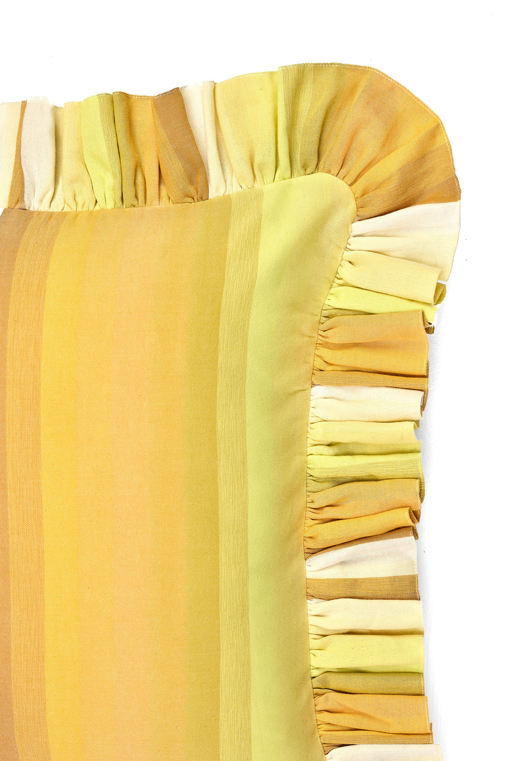Ruffled Cushion | Flatweave