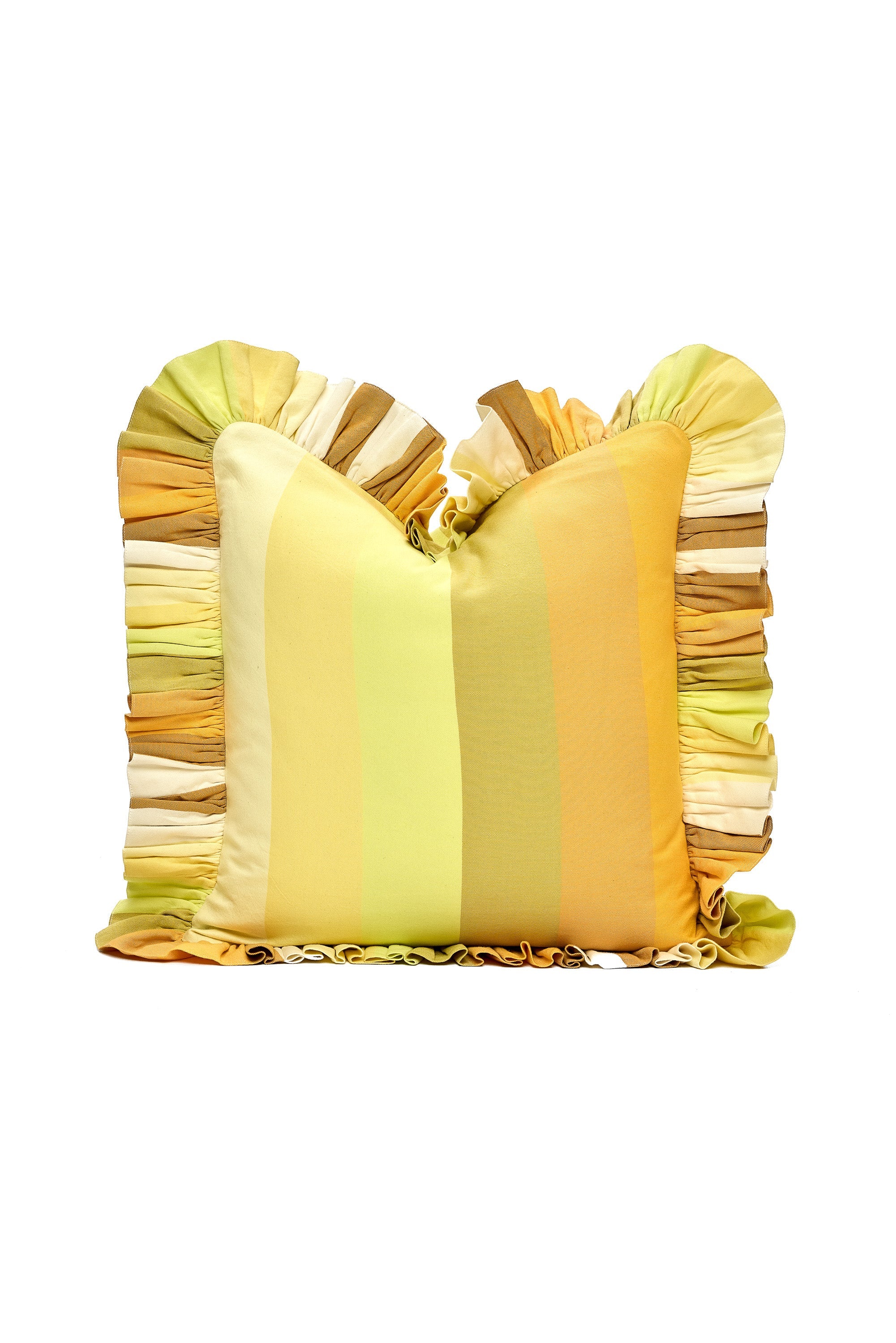 Ruffled Cushion | Flatweave