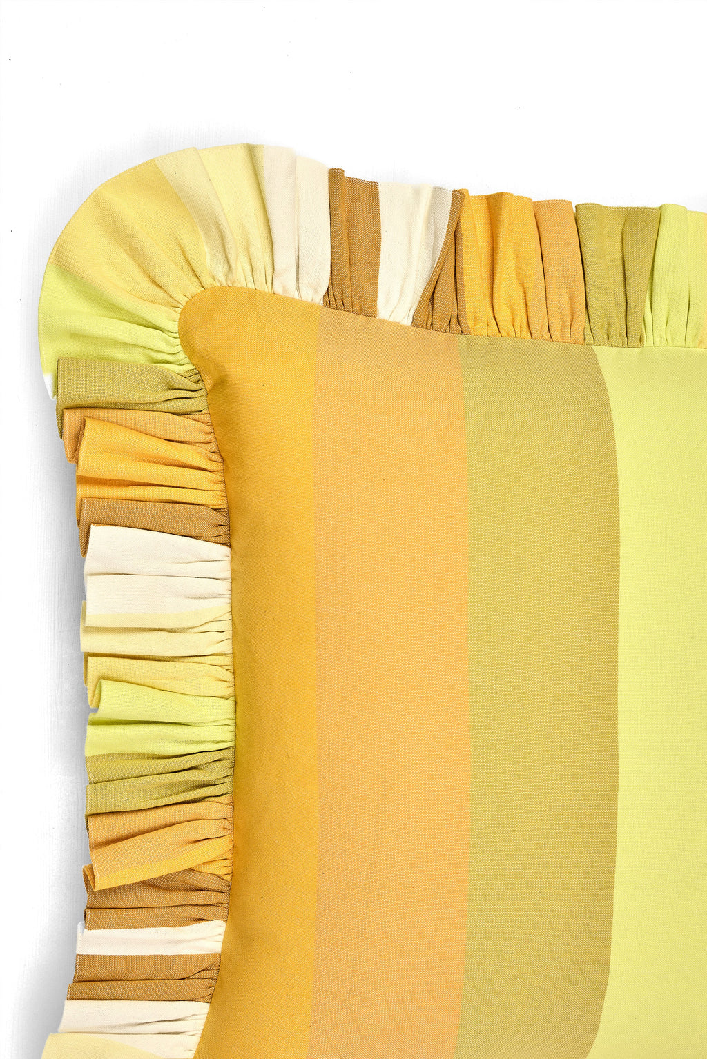 Ruffled Cushion | Flatweave