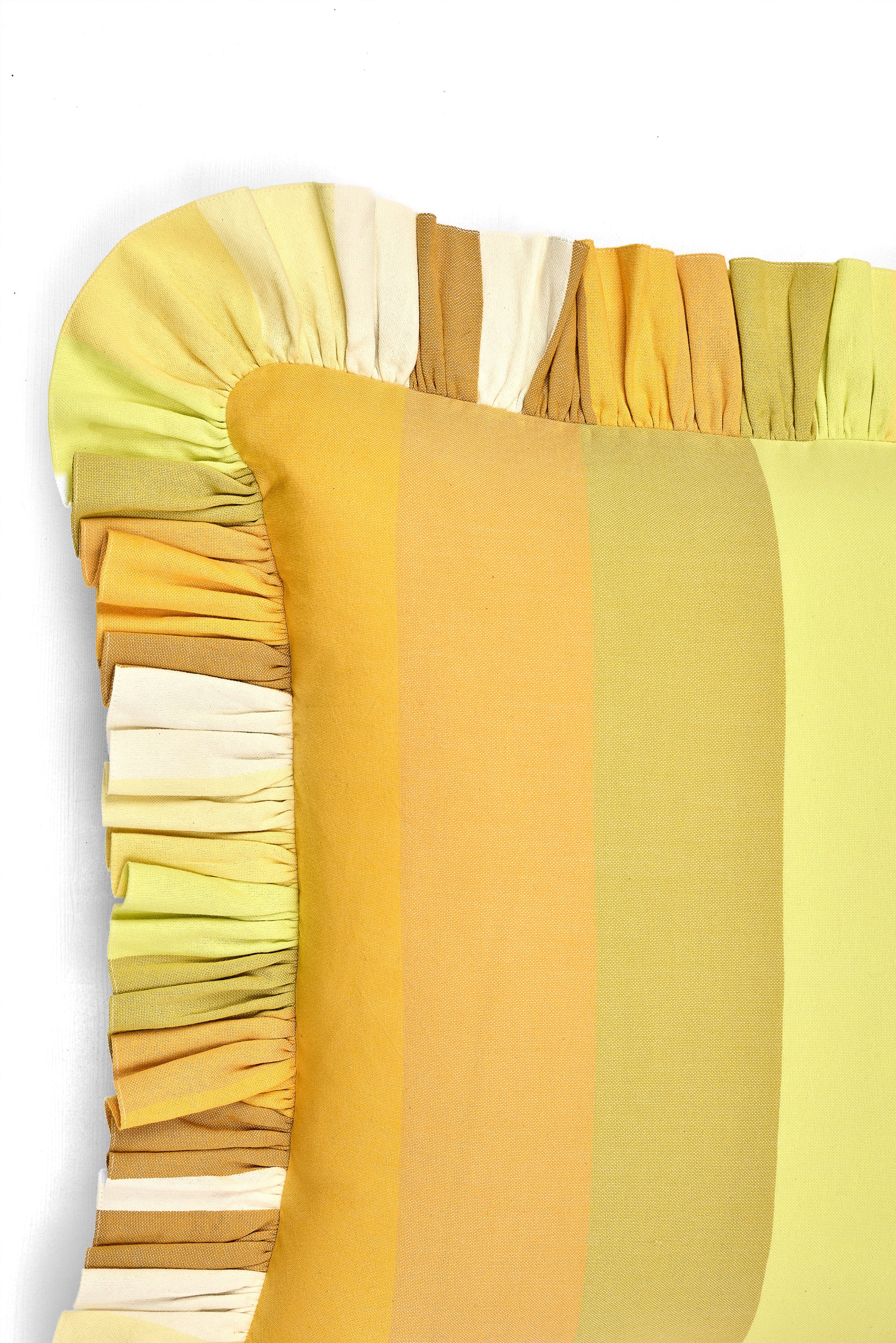 Ruffled Cushion | Flatweave