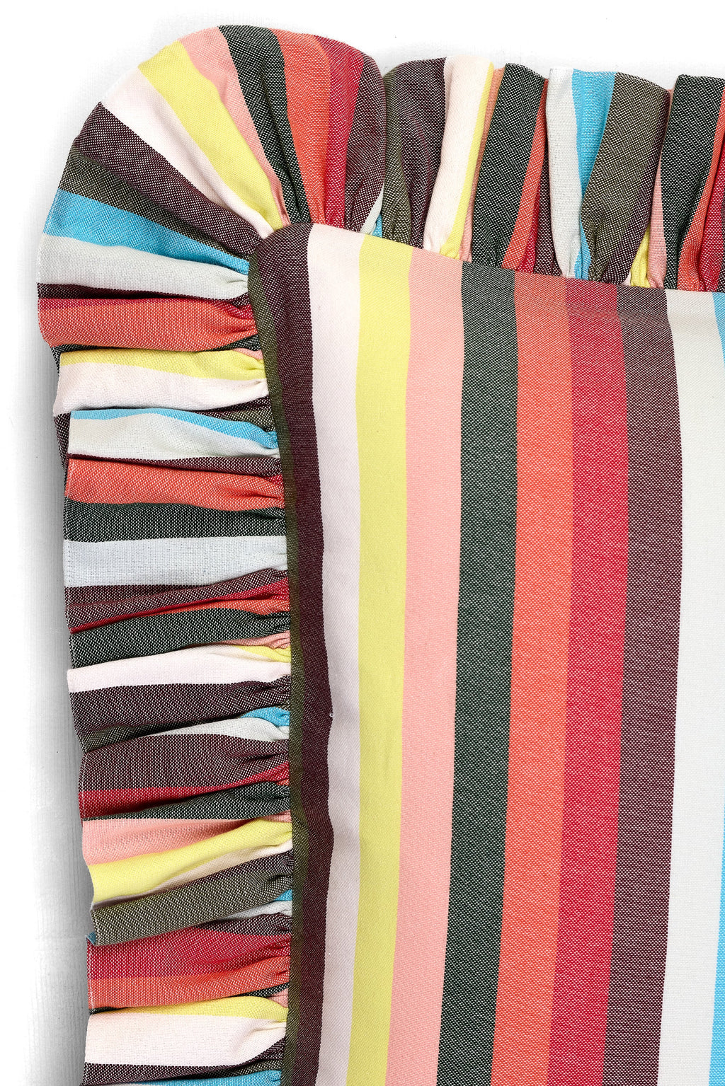 Ruffled Cushion | Flatweave