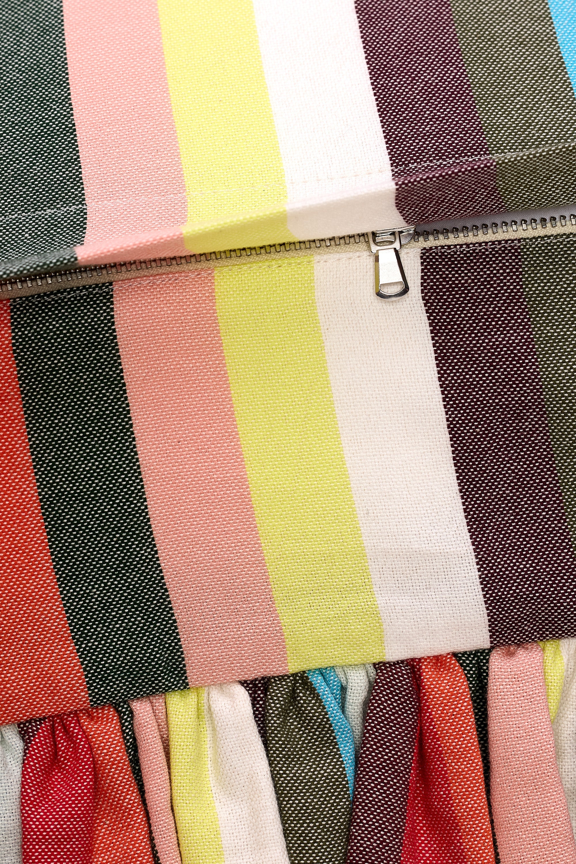 Ruffled Cushion | Flatweave