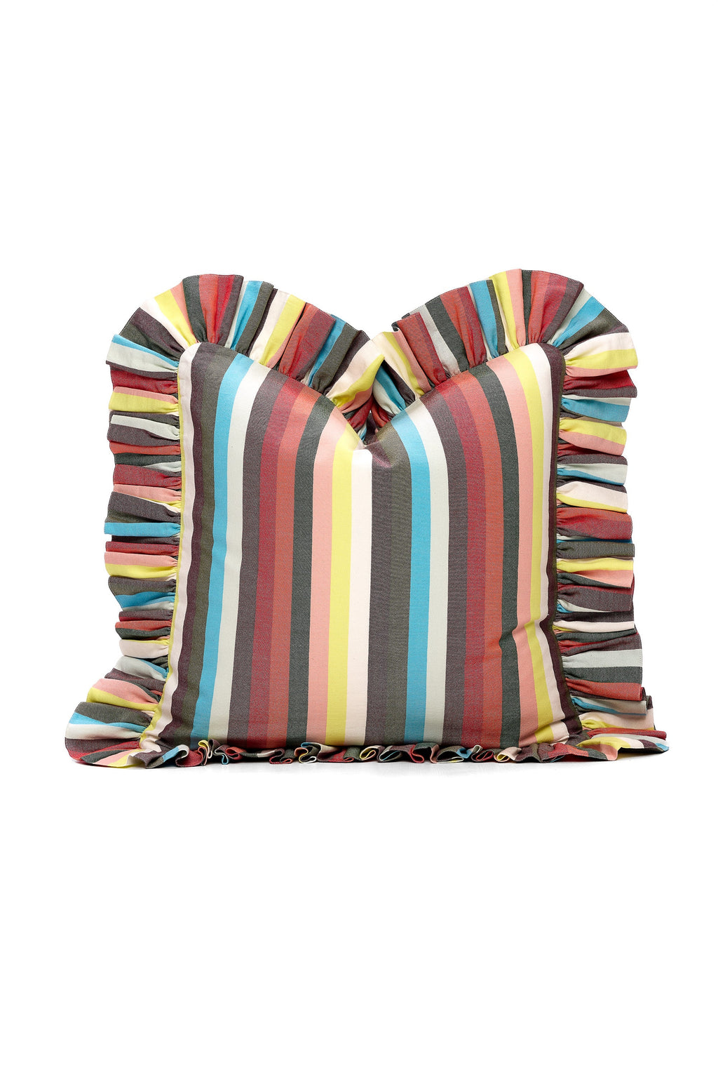 Ruffled Cushion | Flatweave