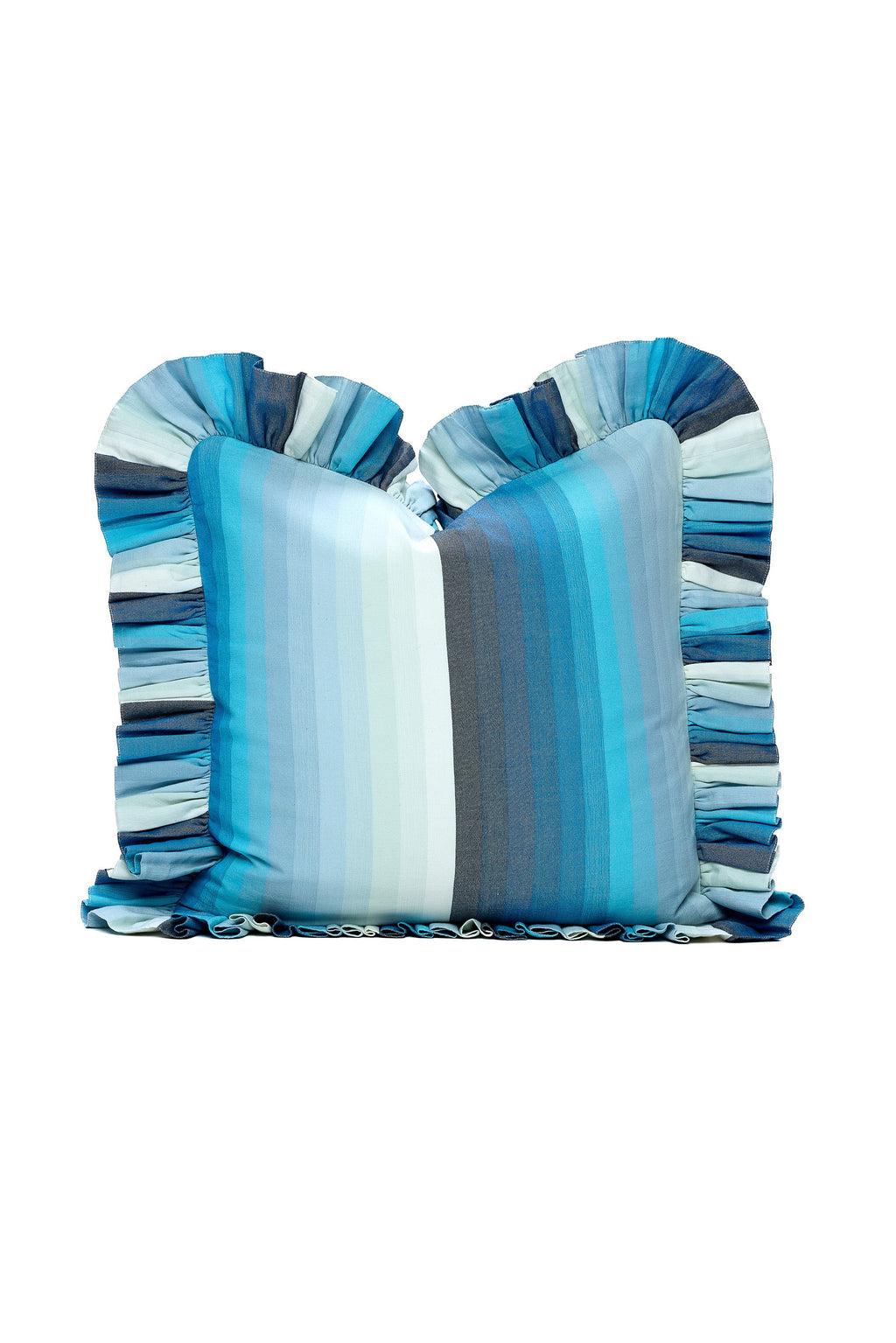 Ruffled Cushion | Flatweave