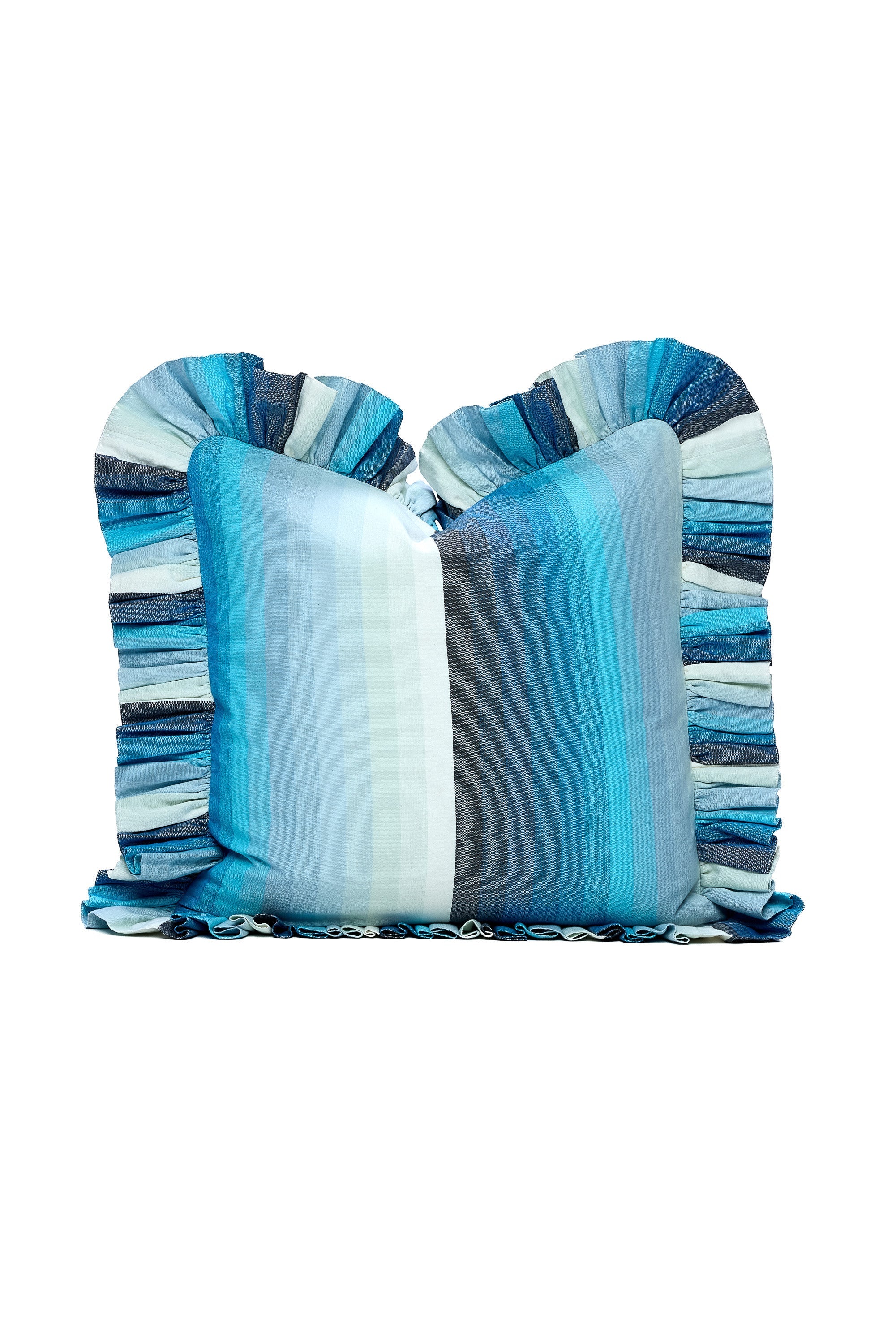 Ruffled Cushion | Flatweave