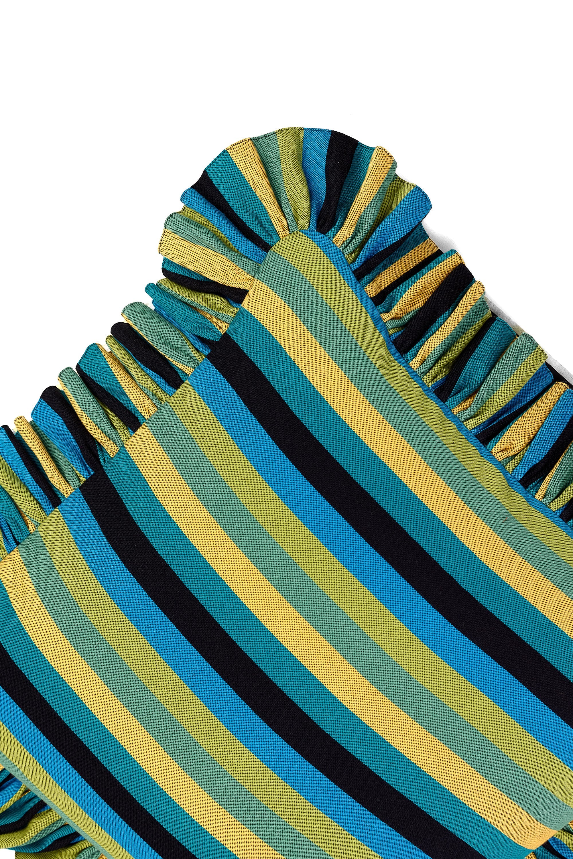 Ruffled Cushion | Flatweave