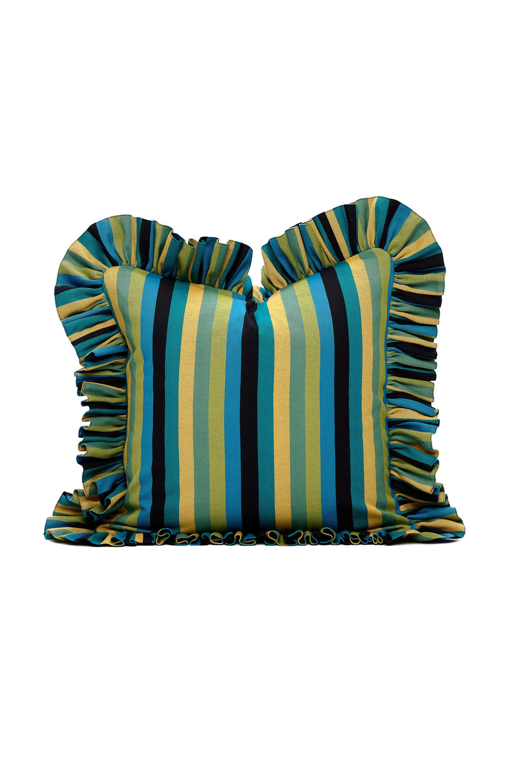 Ruffled Cushion | Flatweave