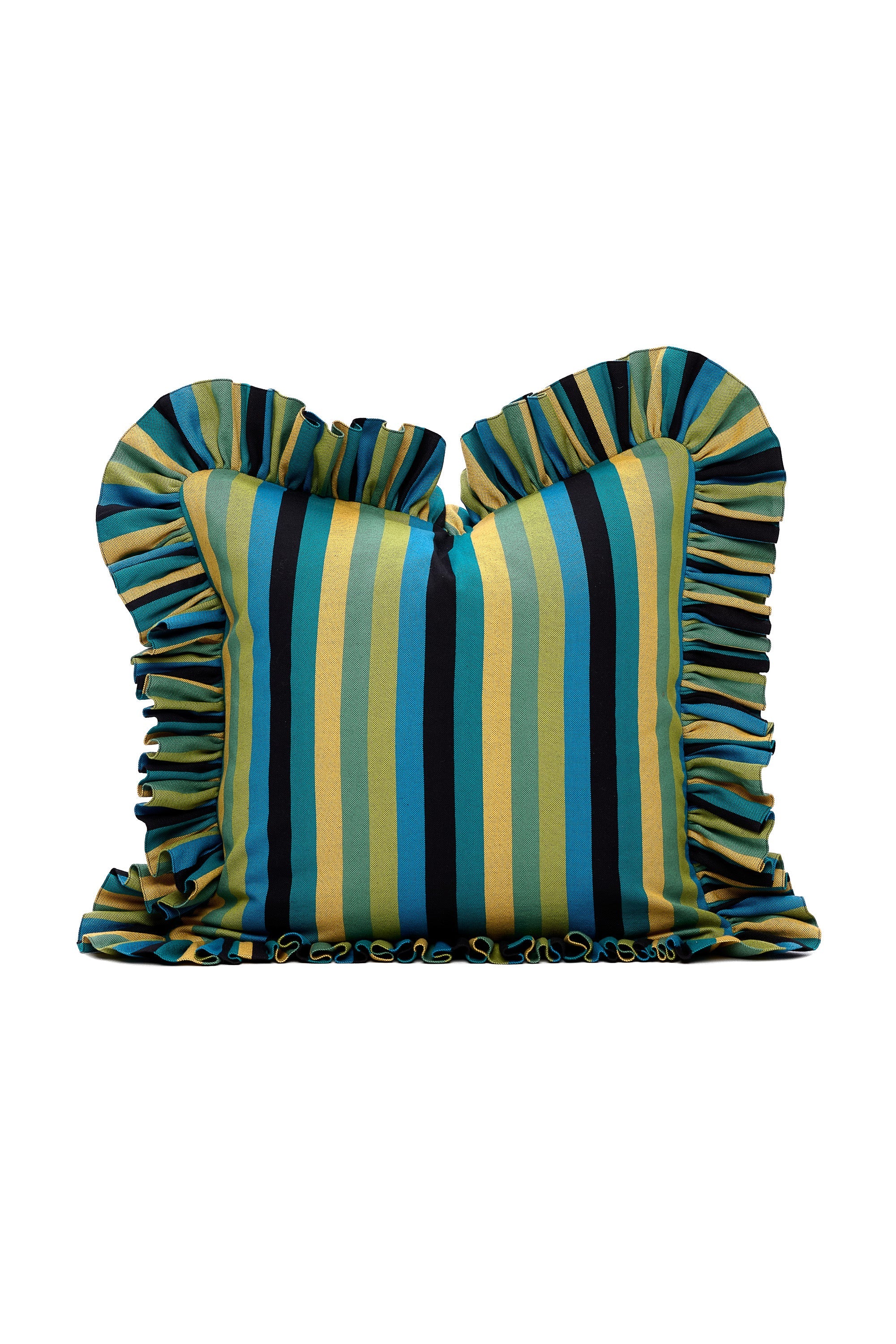 Ruffled Cushion | Flatweave