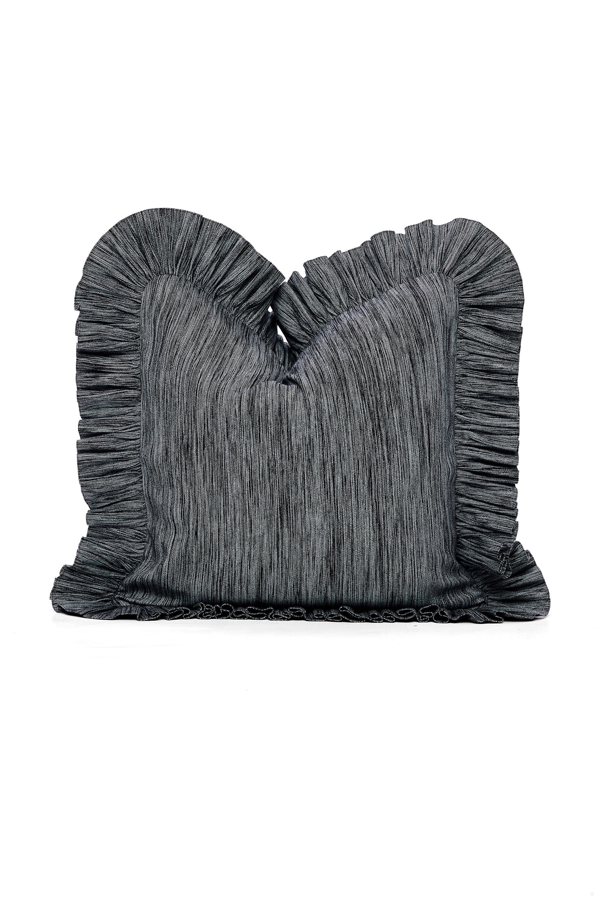 Ruffled Cushion | Flatweave