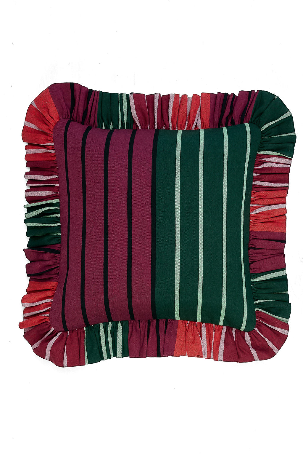 Ruffled Cushion | Flatweave
