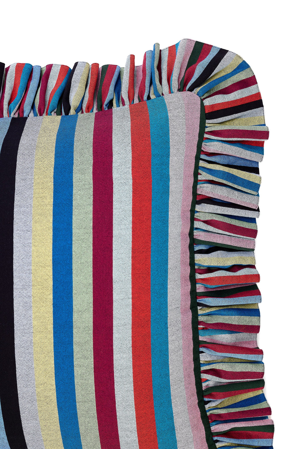 Ruffled Cushion | Flatweave