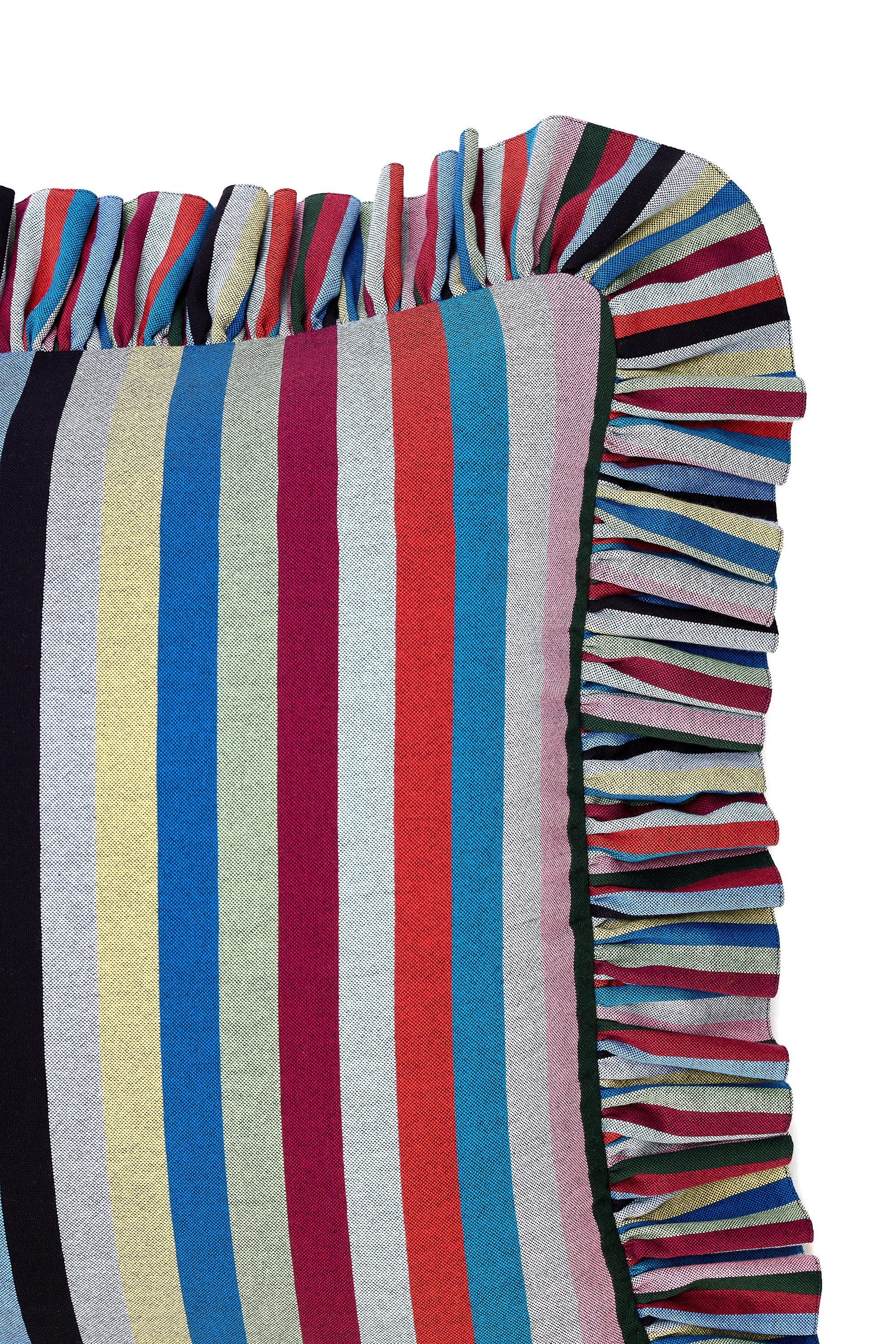 Ruffled Cushion | Flatweave