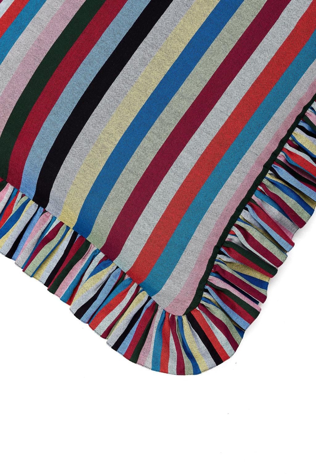 Ruffled Cushion | Flatweave