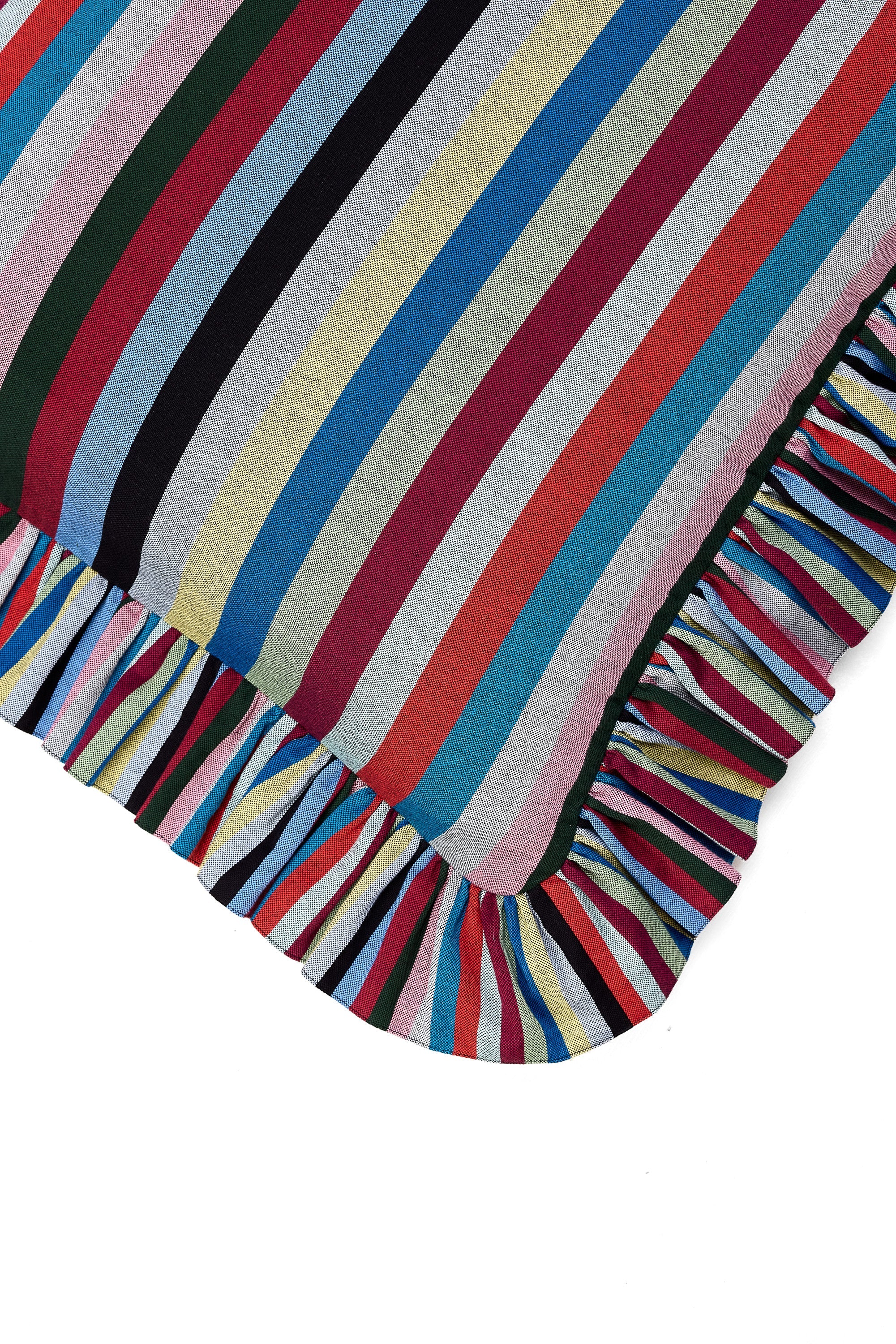 Ruffled Cushion | Flatweave