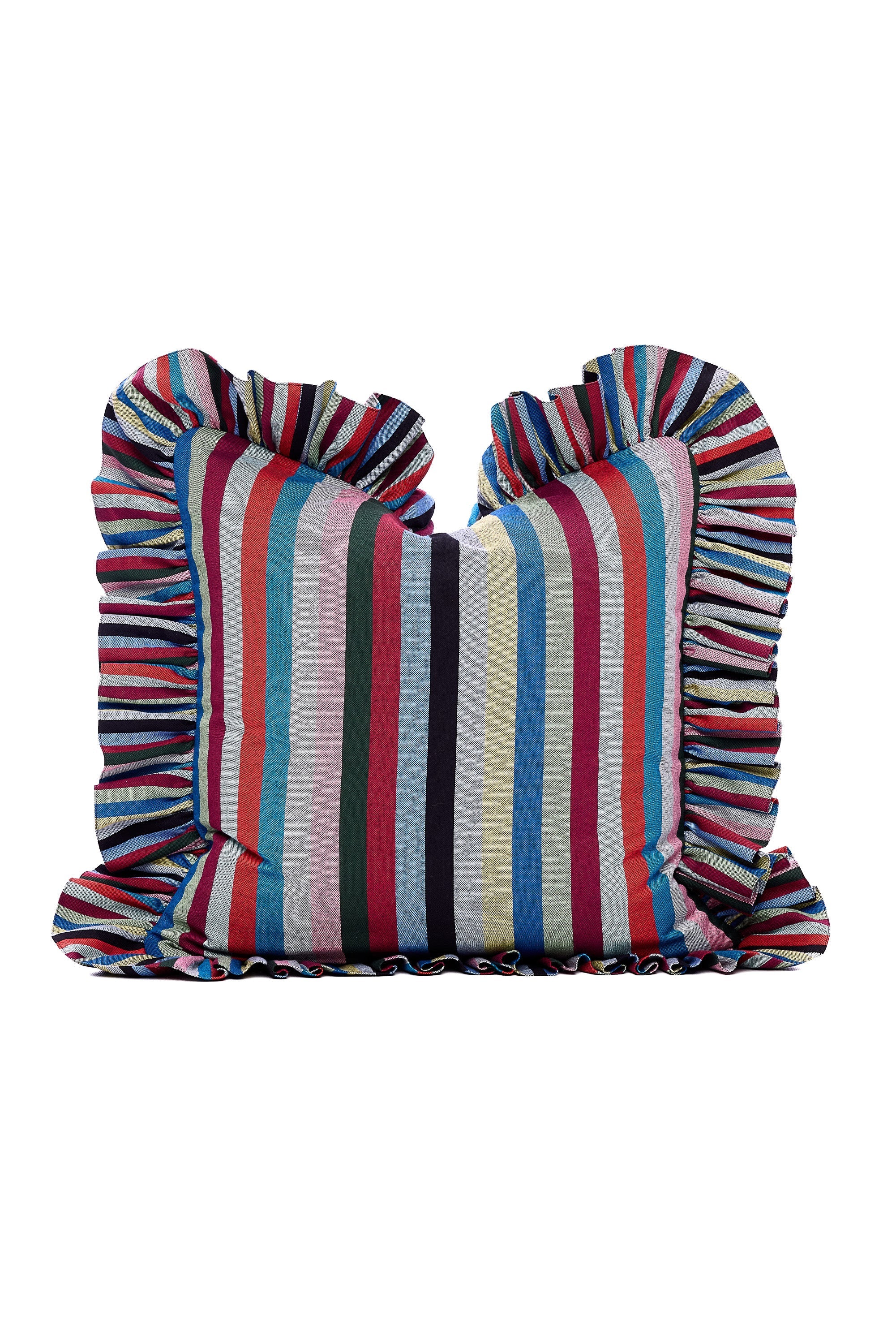 Ruffled Cushion | Flatweave