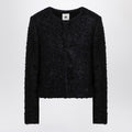 the garment Recycled wool blend black Vienna jacket