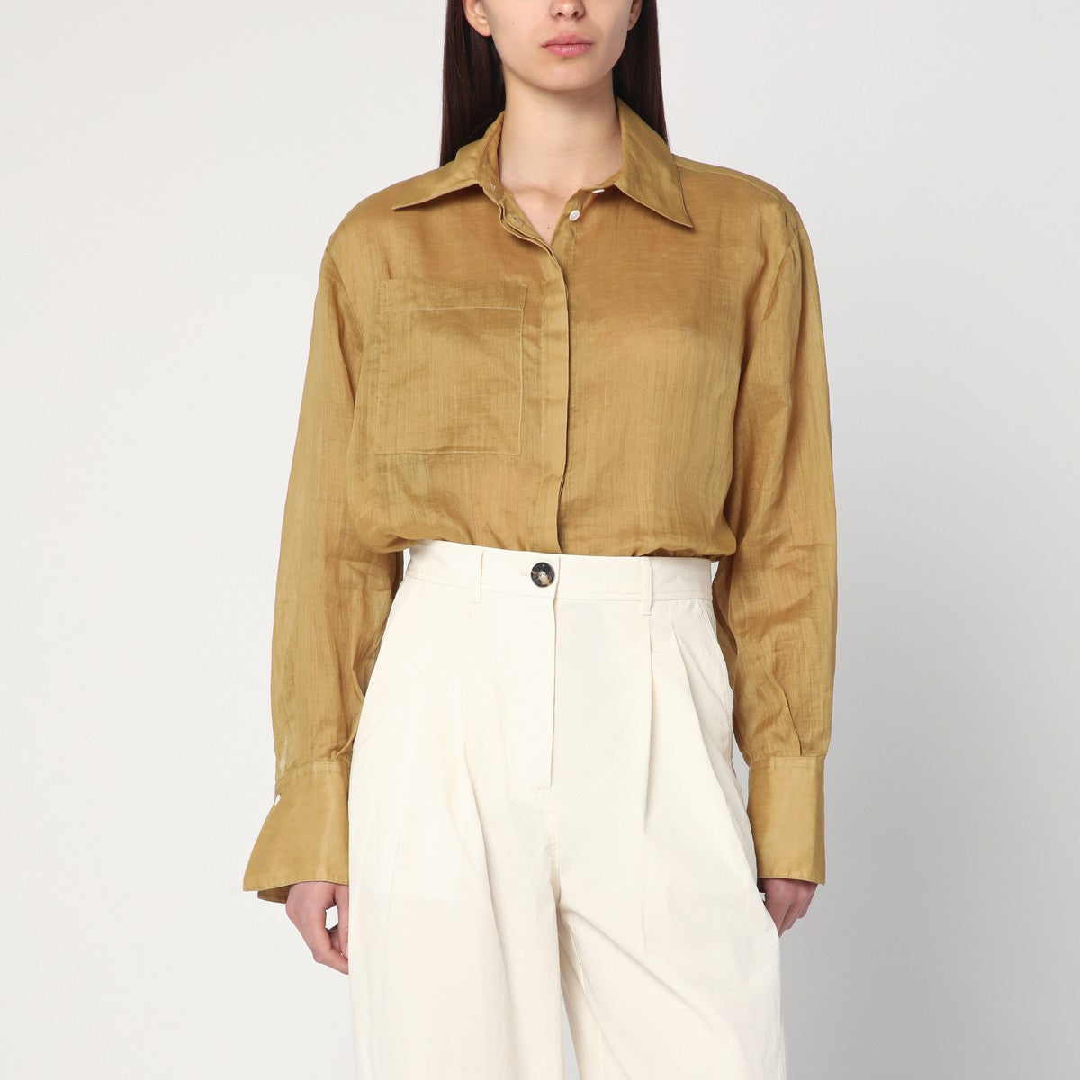 MKDT Studio Loose Sigga shirt in ramie