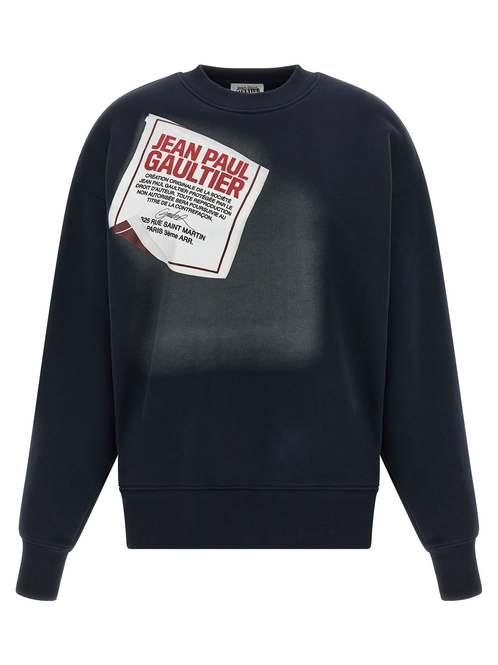 Jean Paul Gaultier Jean Paul Gaultier The Blue Gaultier Label Sweatshirt
