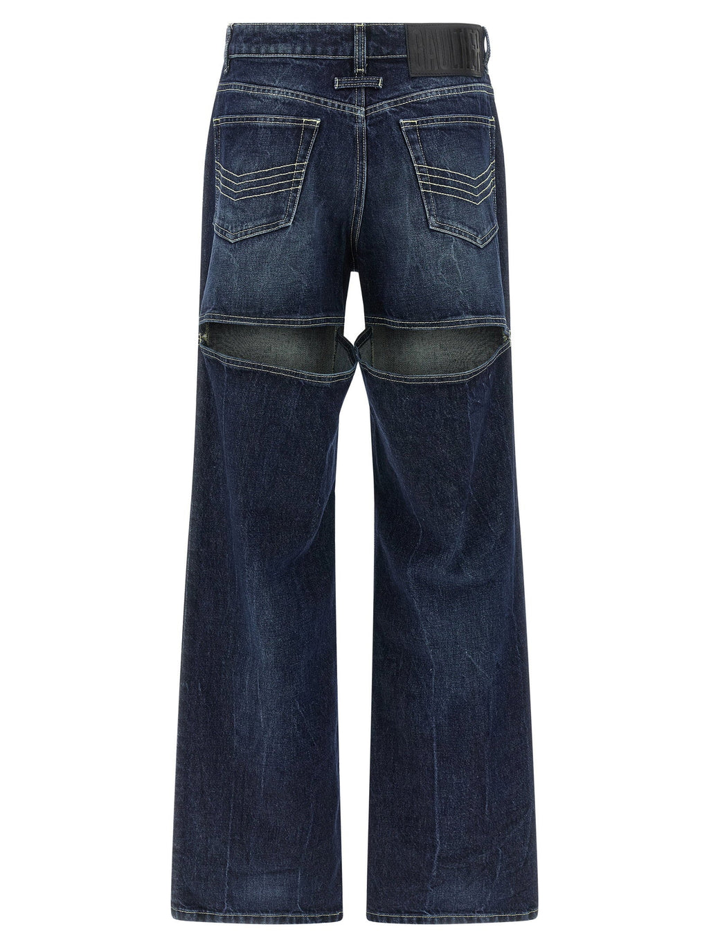 Jean Paul Gaultier Jean Paul Gaultier The Blue Cut-out Jeans