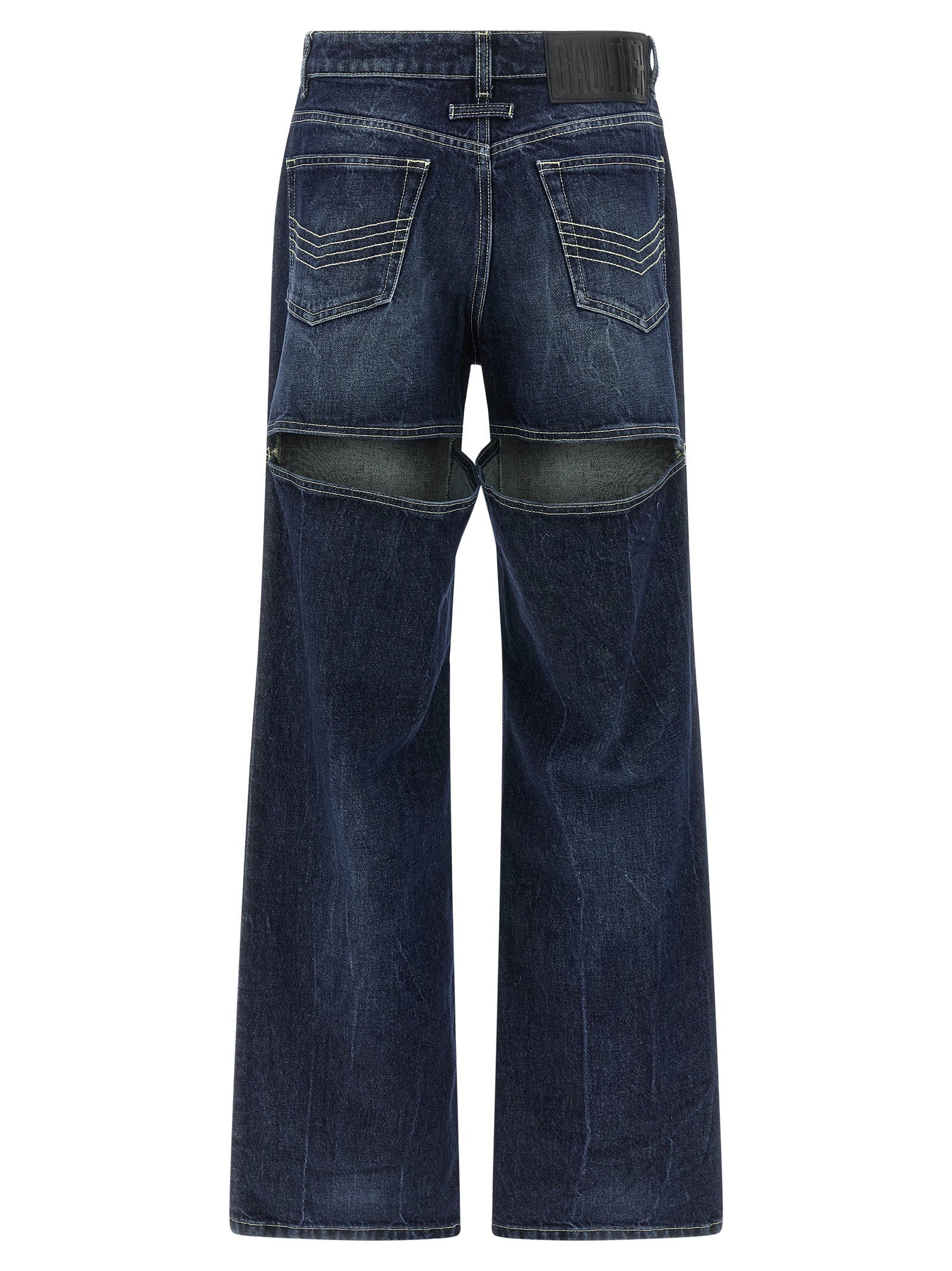 Jean Paul Gaultier Jean Paul Gaultier The Blue Cut-out Jeans