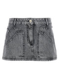 The Attico The Attico Multipocket Mini Skirt