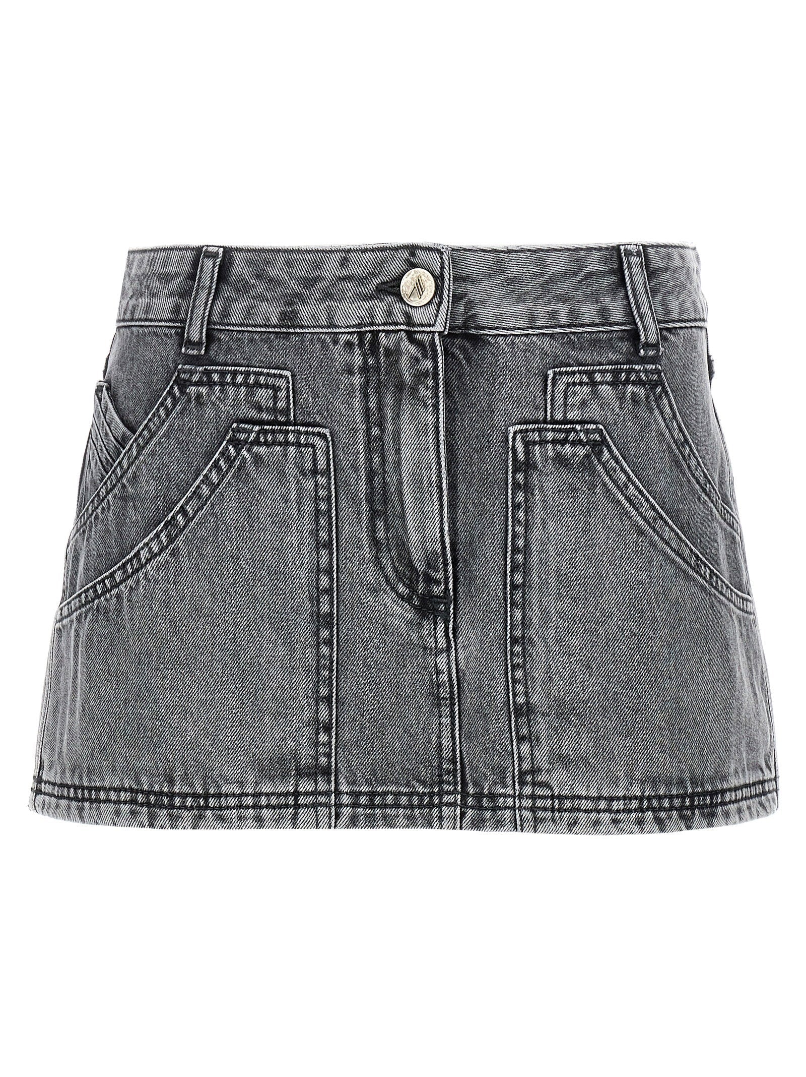 The Attico The Attico Multipocket Mini Skirt