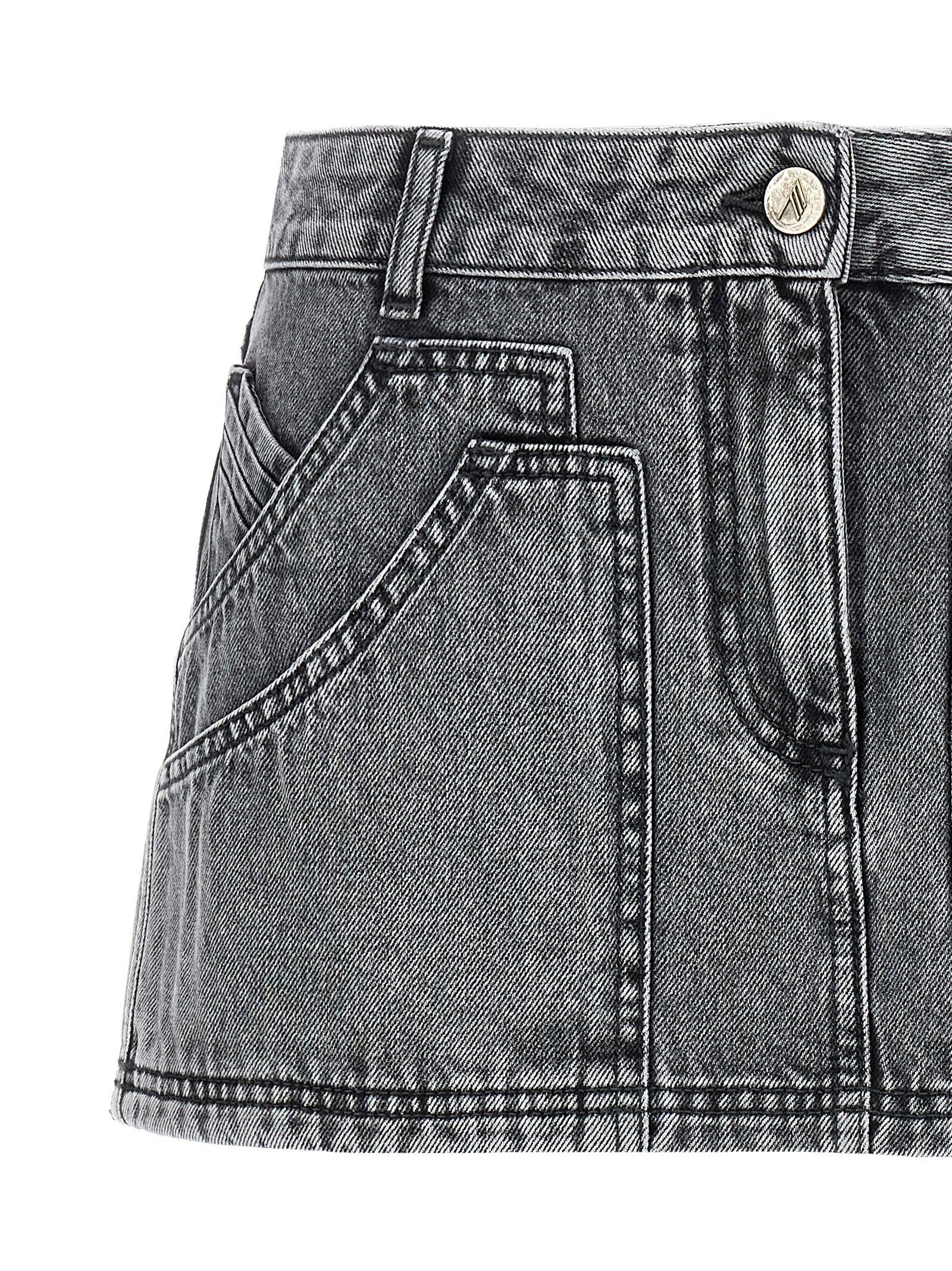 The Attico The Attico Multipocket Mini Skirt