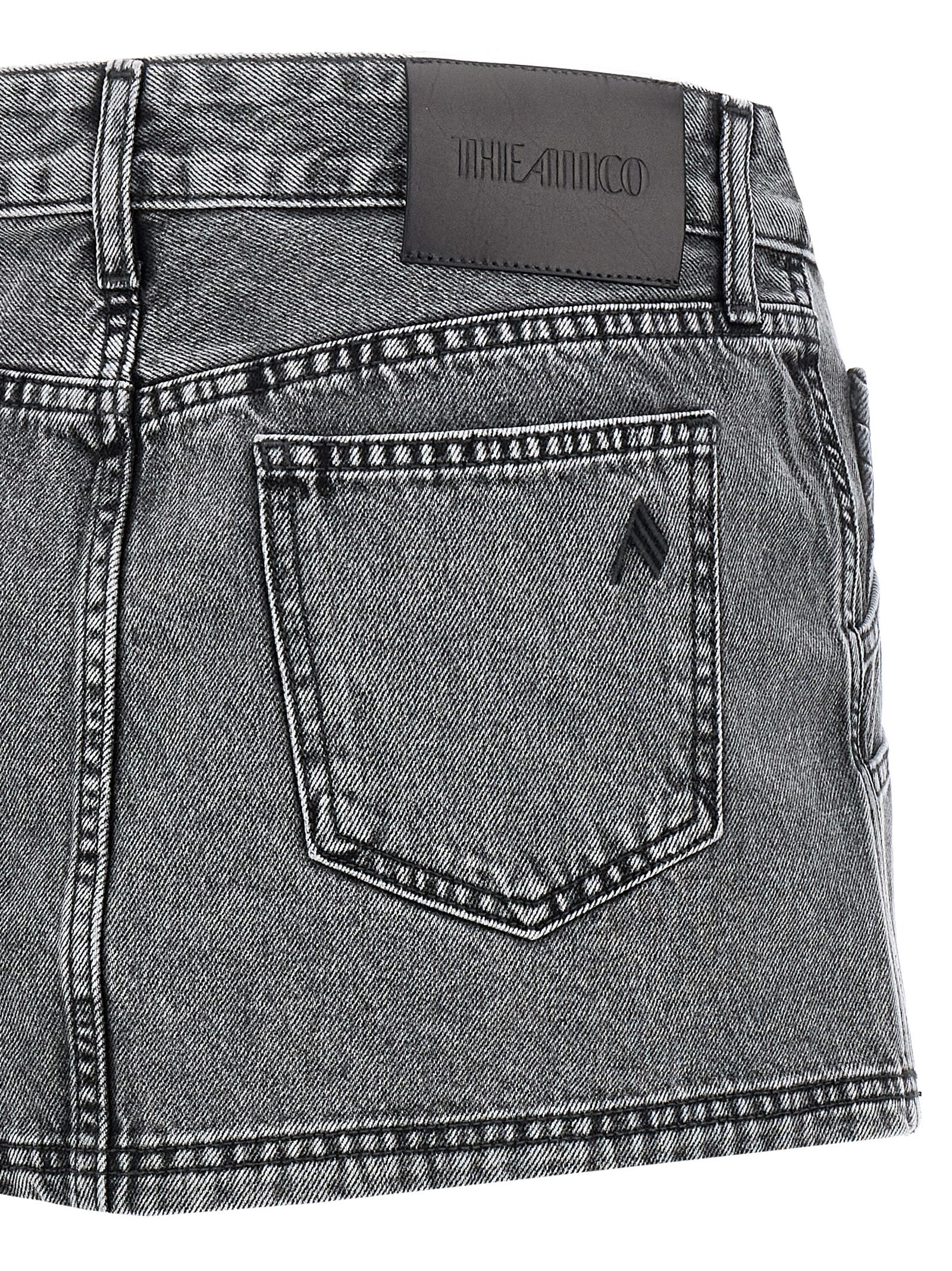 The Attico The Attico Multipocket Mini Skirt