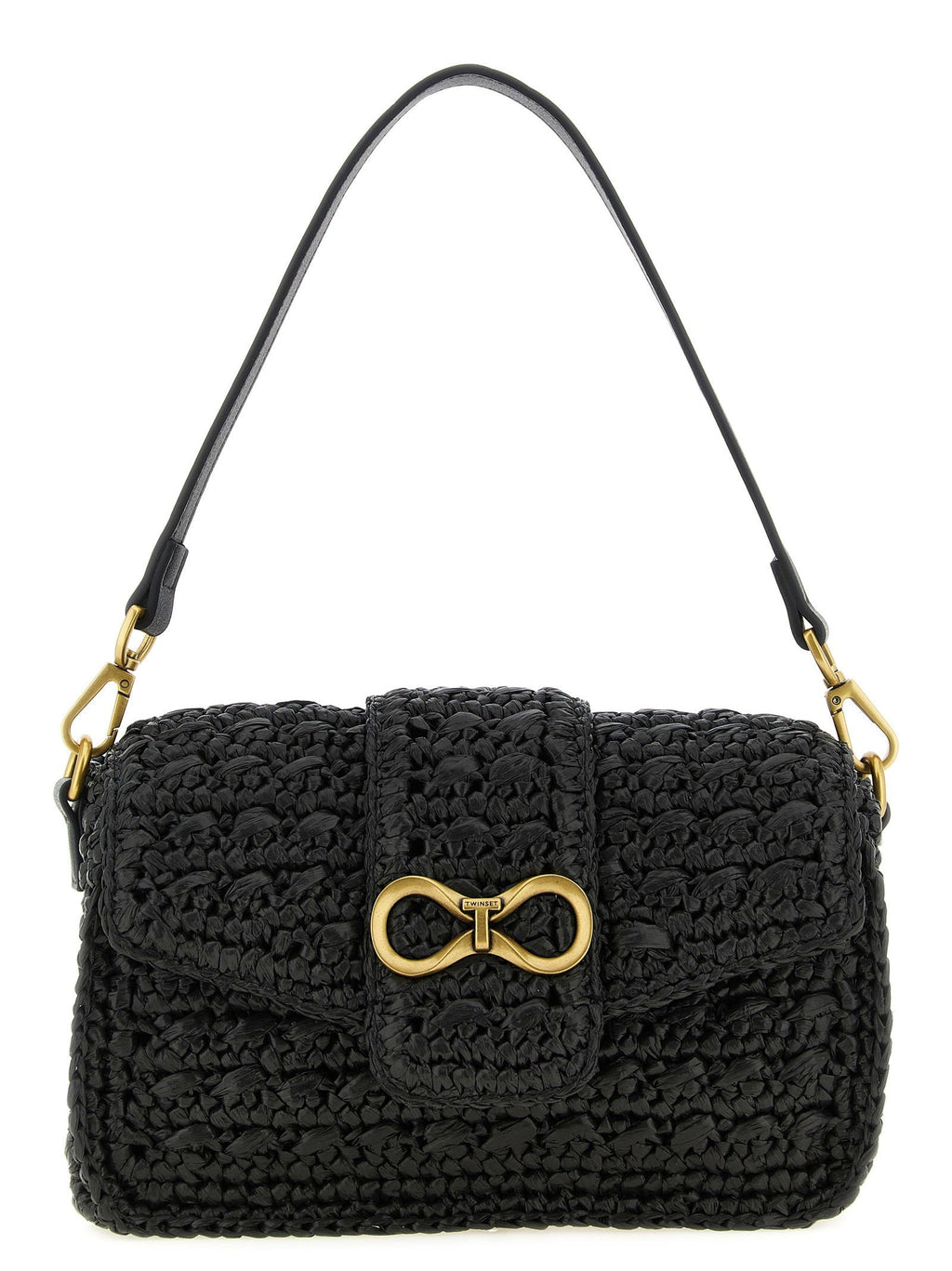 Twin Set Twin Set Raffia Crossbody Bag