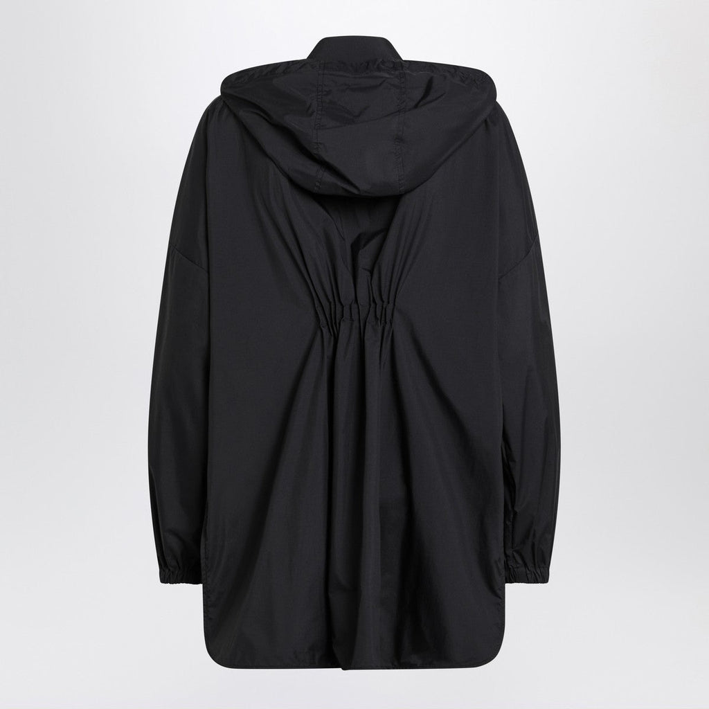 Moncler Moncler Black zip parka in nylon