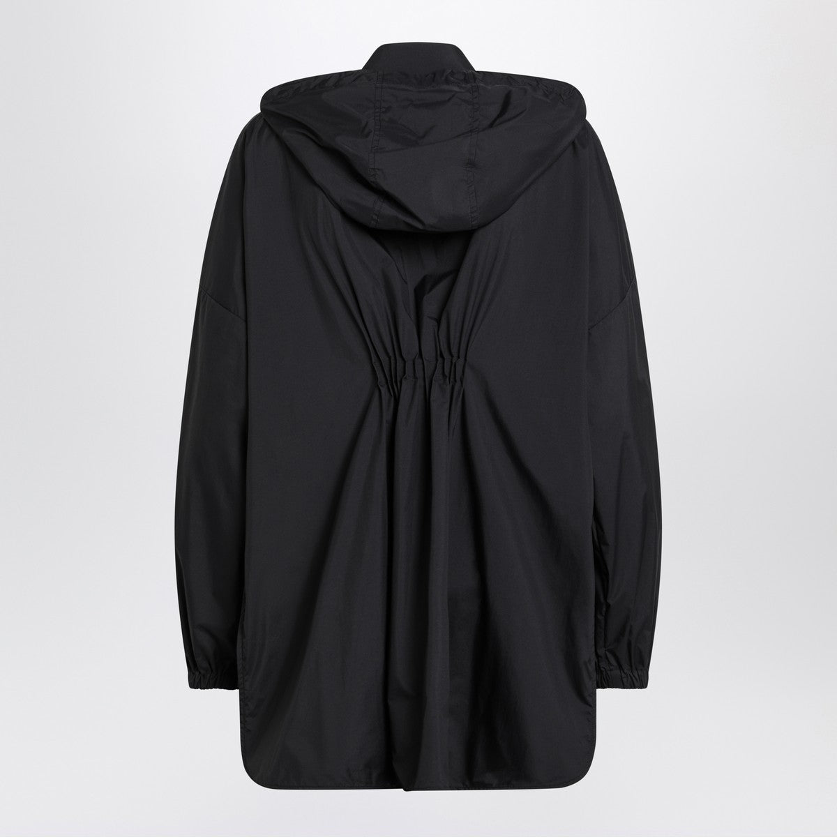 Moncler Moncler Black zip parka in nylon