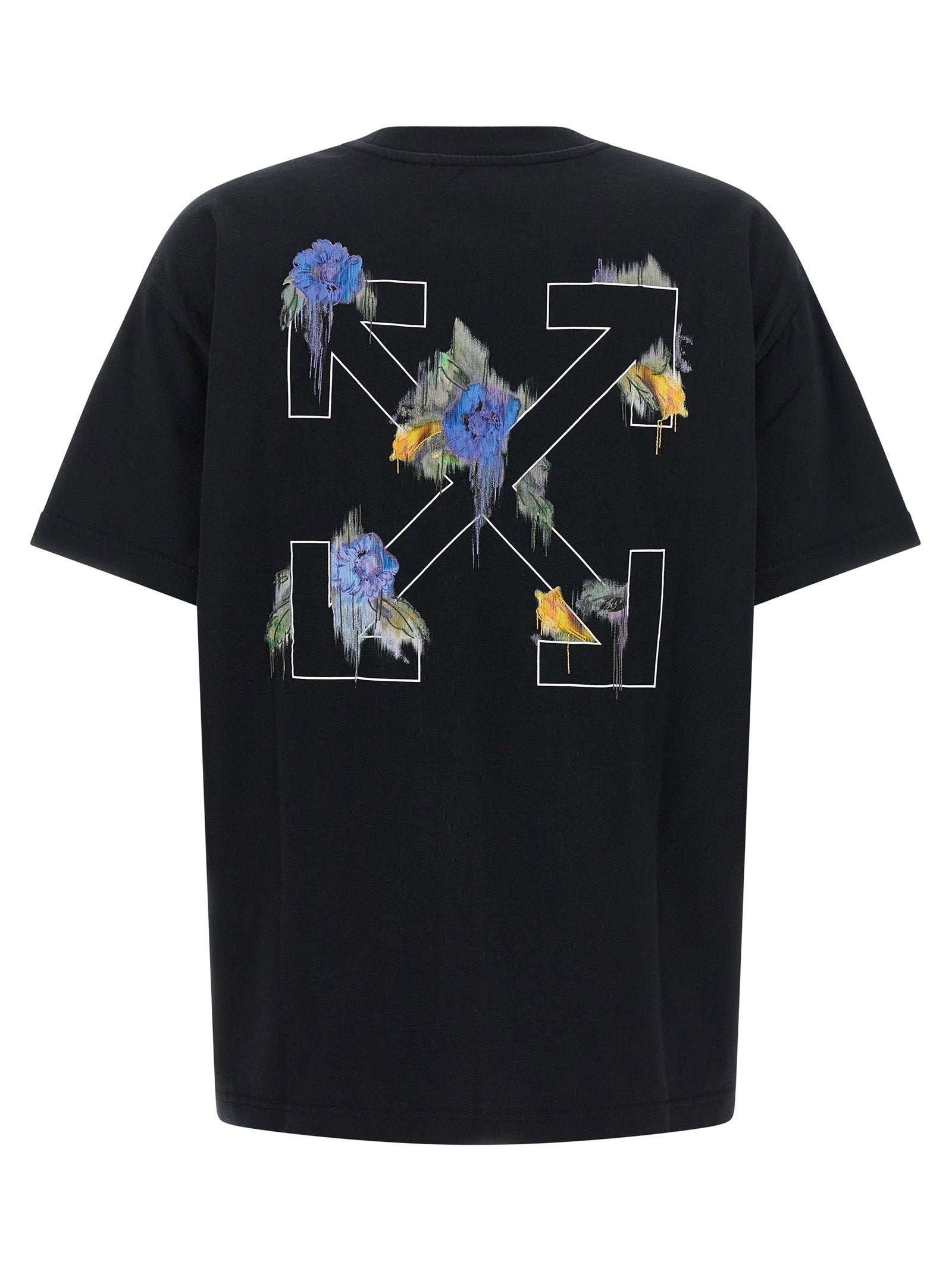 Off White Off White Arrow Out Flower T-shirt