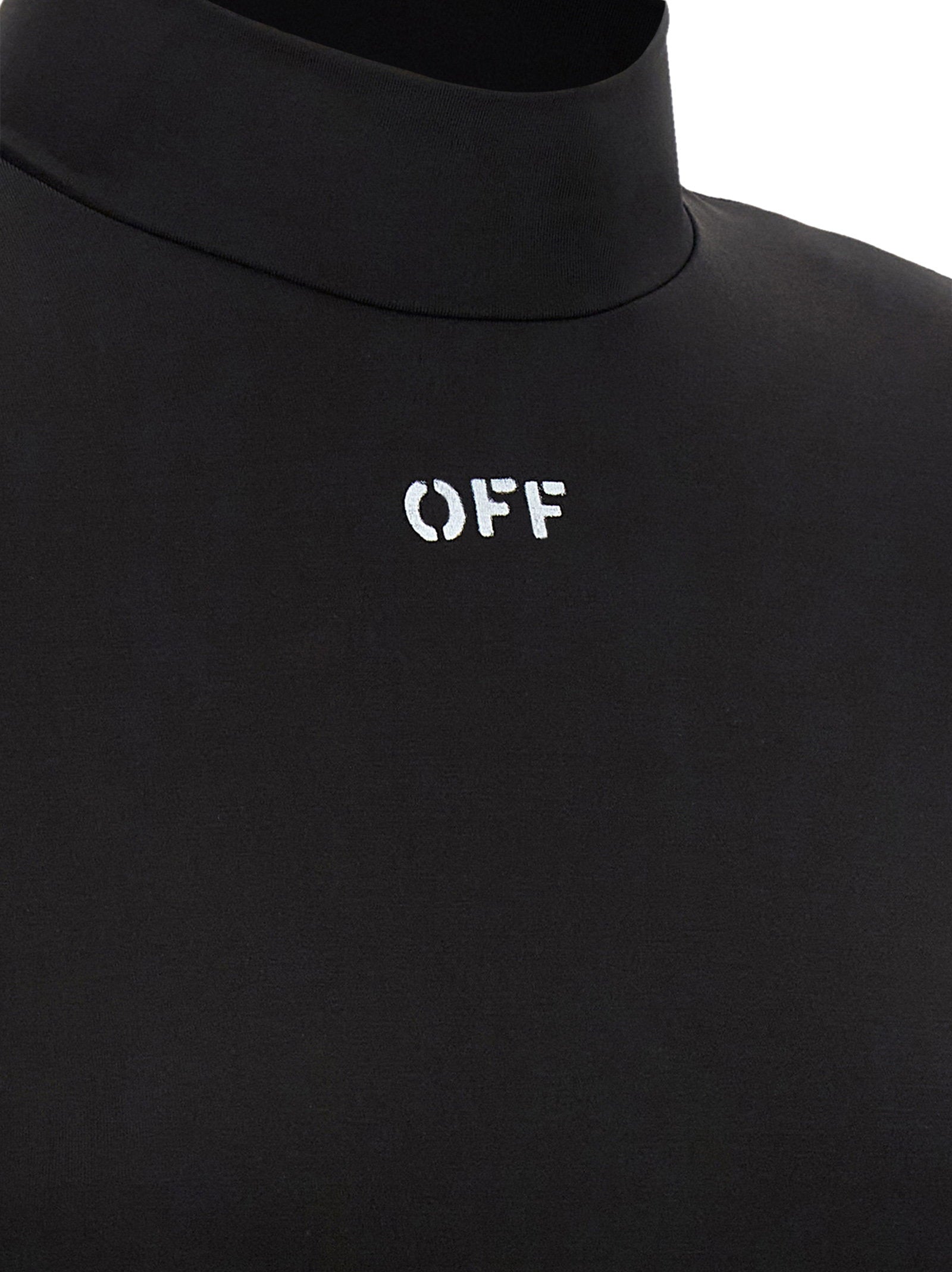 Off White Off White Off Stamp Crop Top