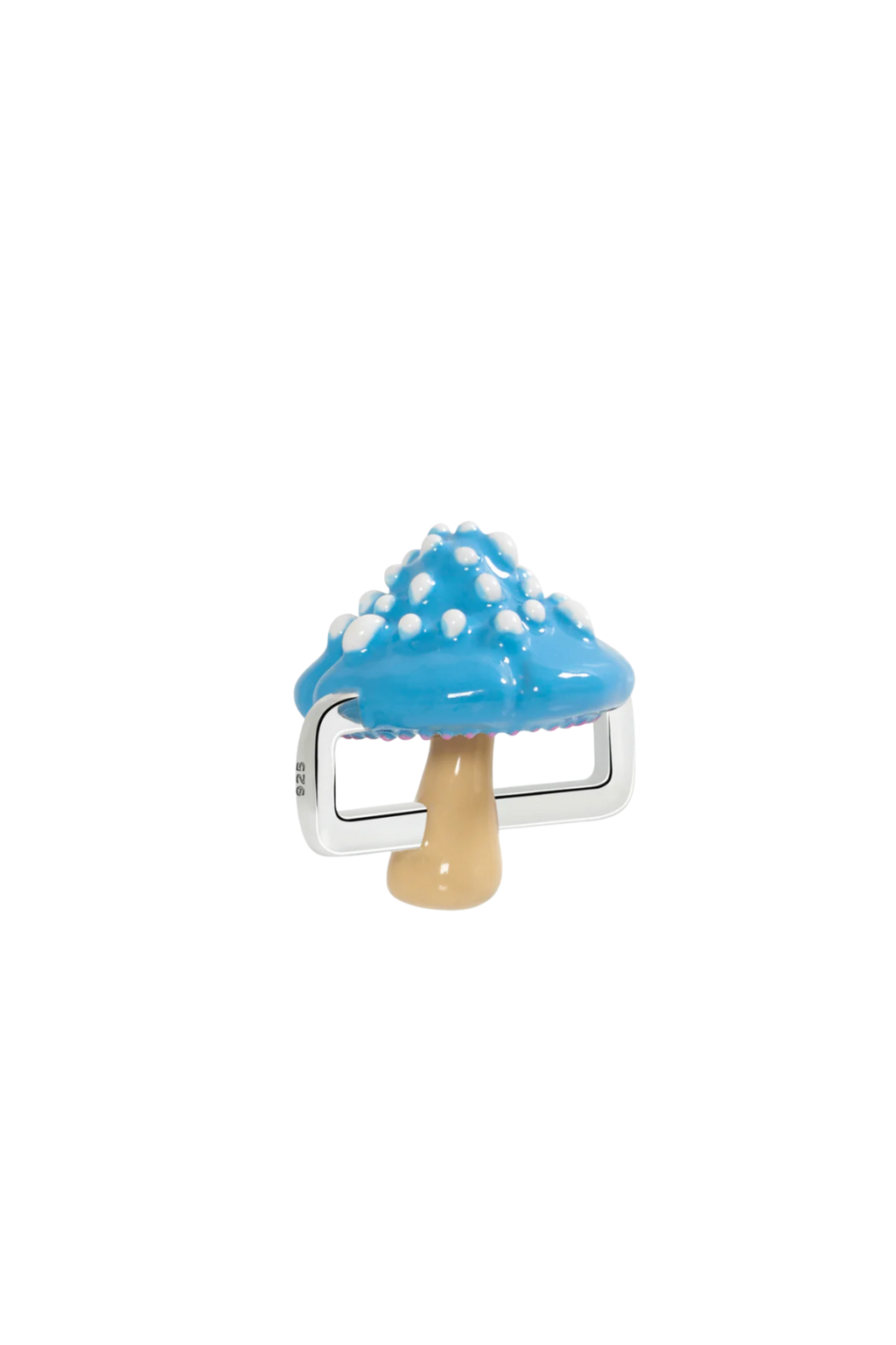 Poubel Blue Mushroom Charm