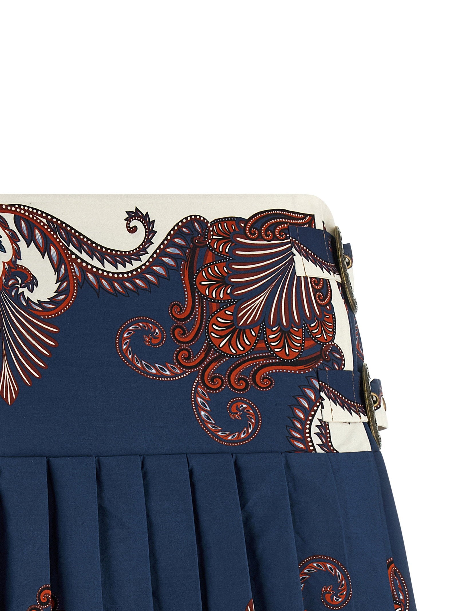 Farm Rio Farm Rio Blue Arabesque Skirt