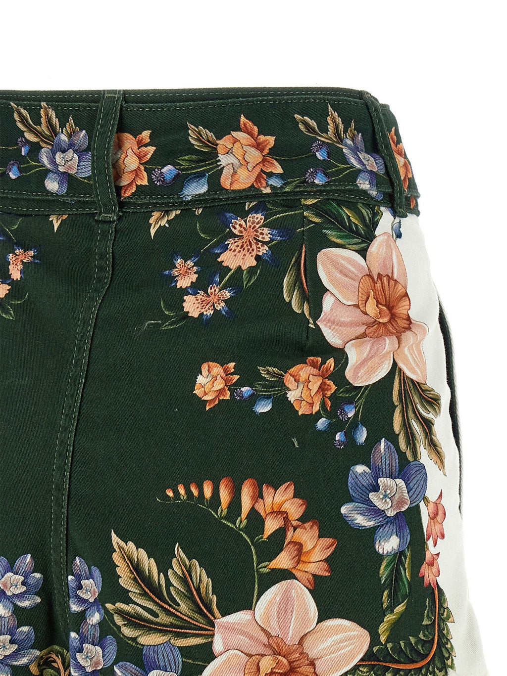 Farm Rio Farm Rio Green Berry Garden Shorts