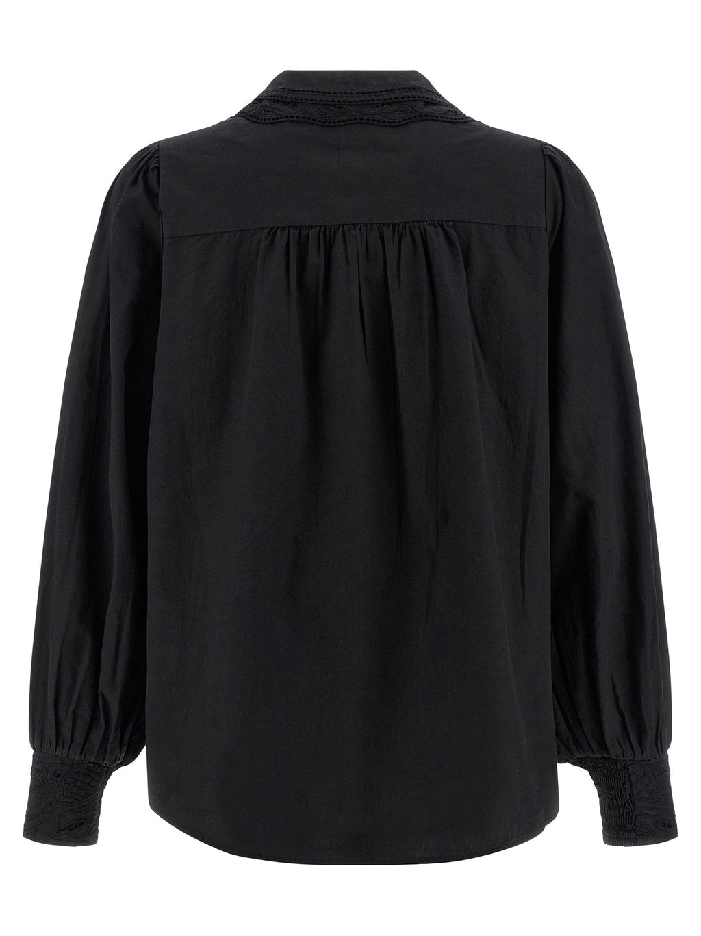 Farm Rio Farm Rio Black Embroidered Shirt