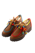 Elina Linardaki Piñata Brown Loafers