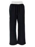 T By Alexander Wang T By Alexander Wang Wide Leg W/ Logo Elastic Exposed Brief Joggers