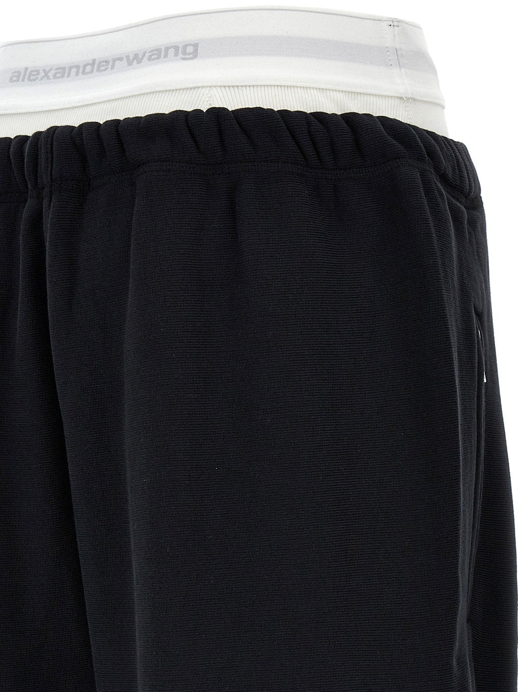 T By Alexander Wang T By Alexander Wang Wide Leg W/ Logo Elastic Exposed Brief Joggers