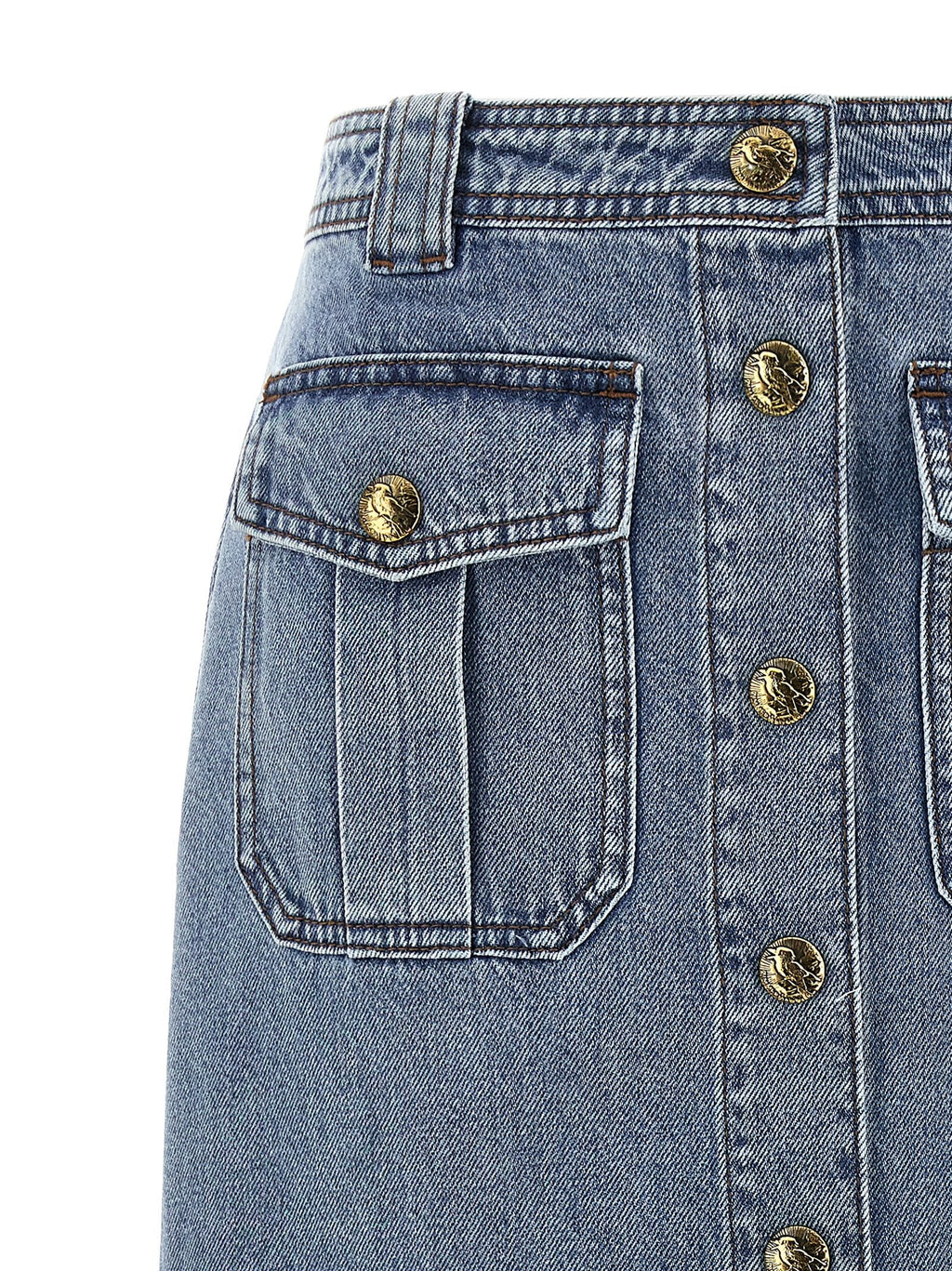 Zimmermann Zimmermann Denim Pencil Skirt