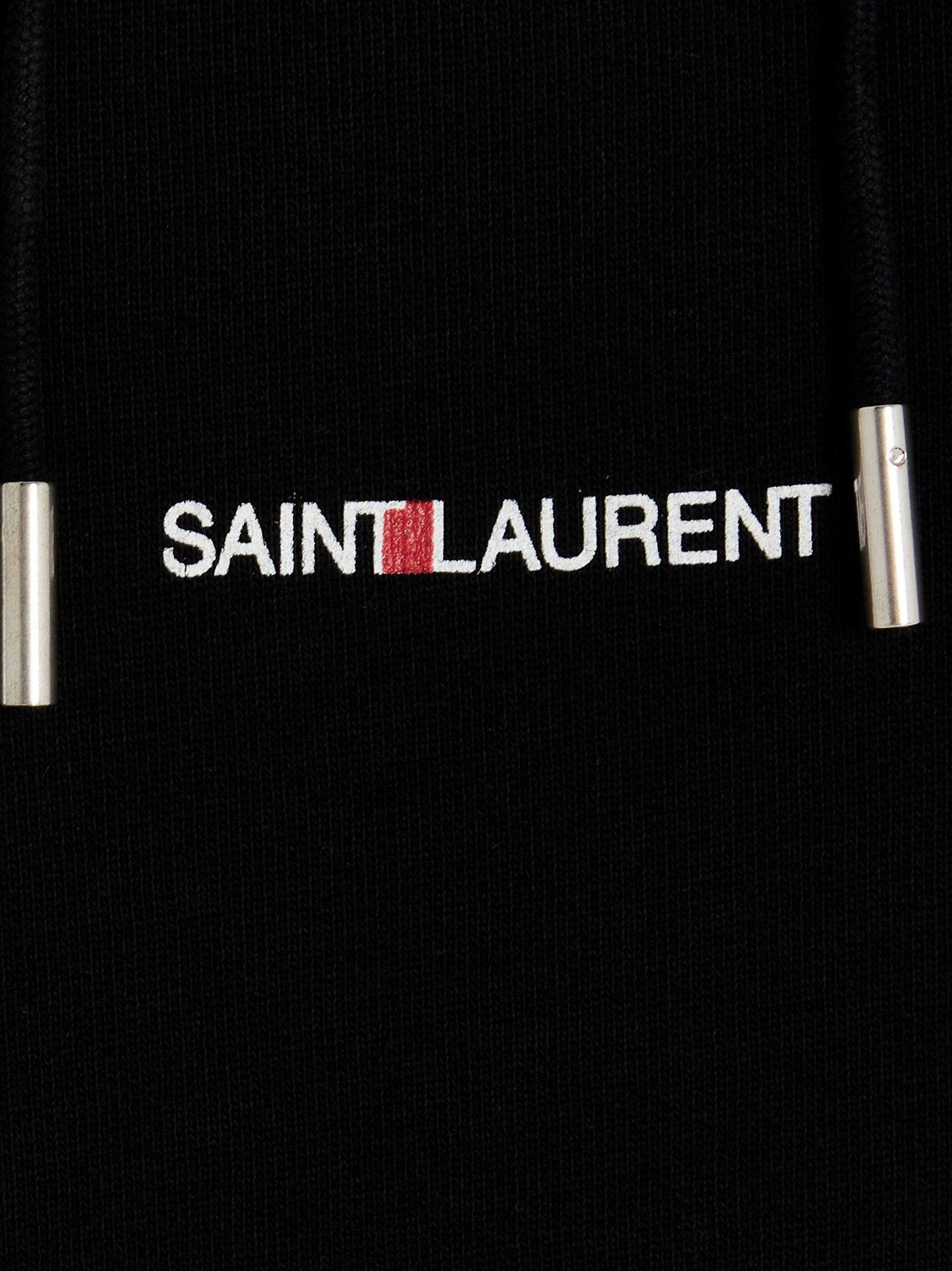 Saint Laurent Saint Laurent Logo Print Hoodie